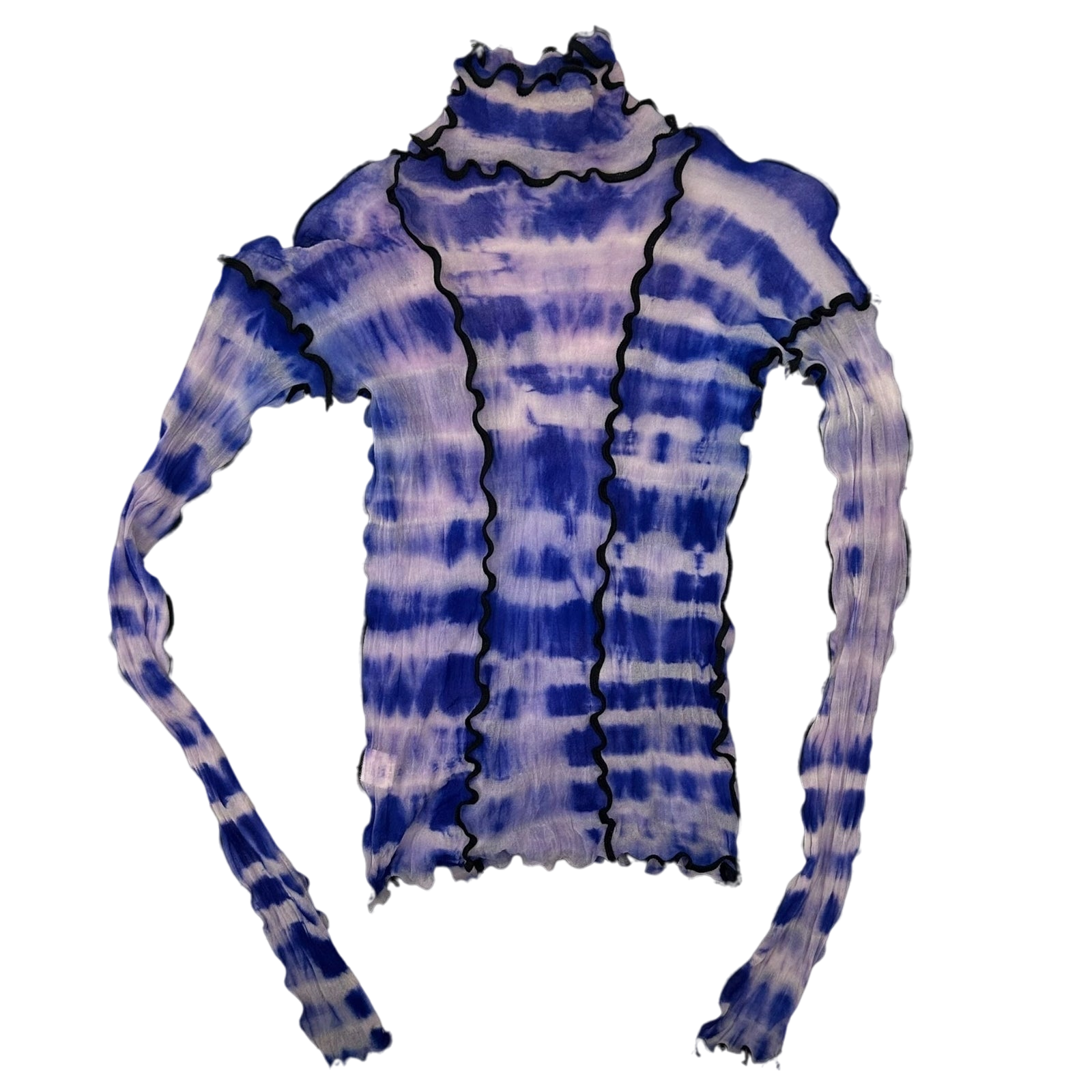 Asai Mesh Long Sleeve Top Blue (One size)