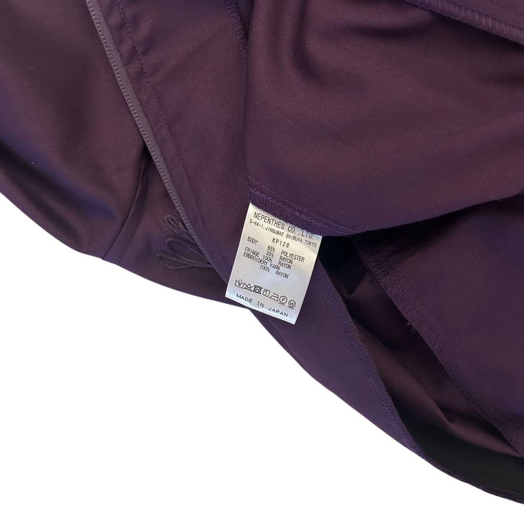 Needles Poly Smooth Fringe Track Jacket (Size M)