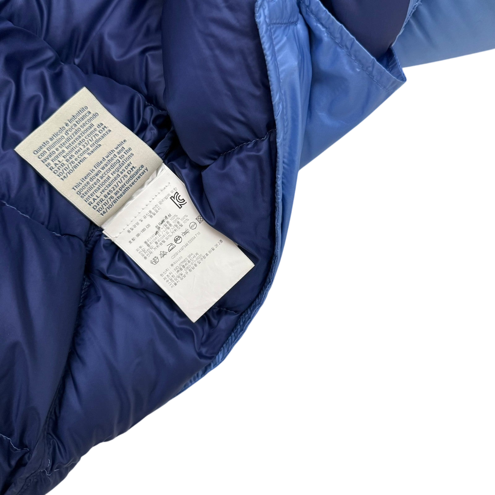 Moncler Jeanbart Down Jacket Light Blue (Fits M)