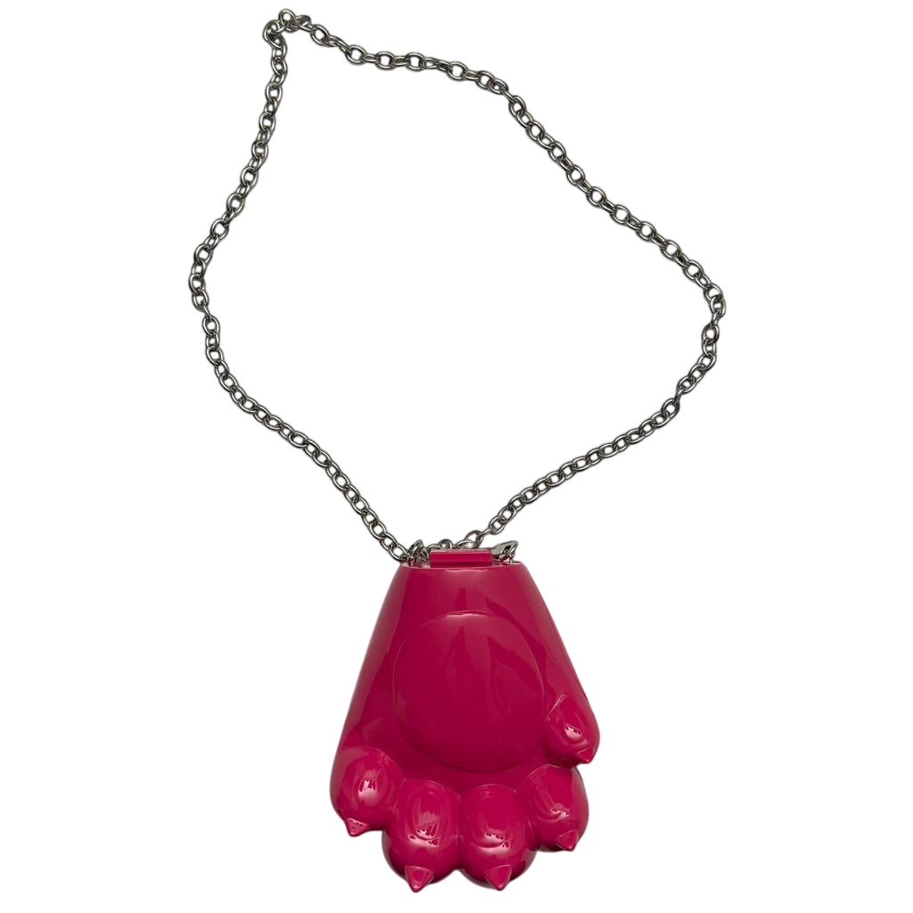 Kenzo 2015 Tiger Paw Clutch Bag Pink