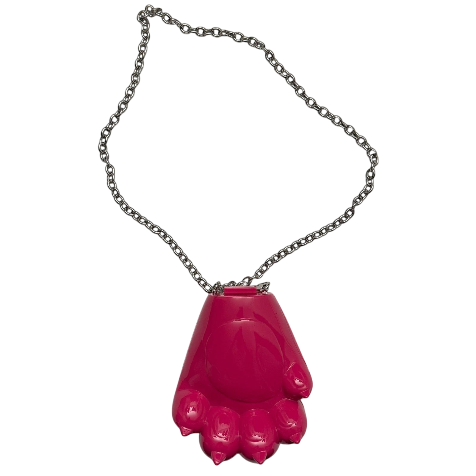 Kenzo 2015 Tiger Paw Clutch Bag Pink