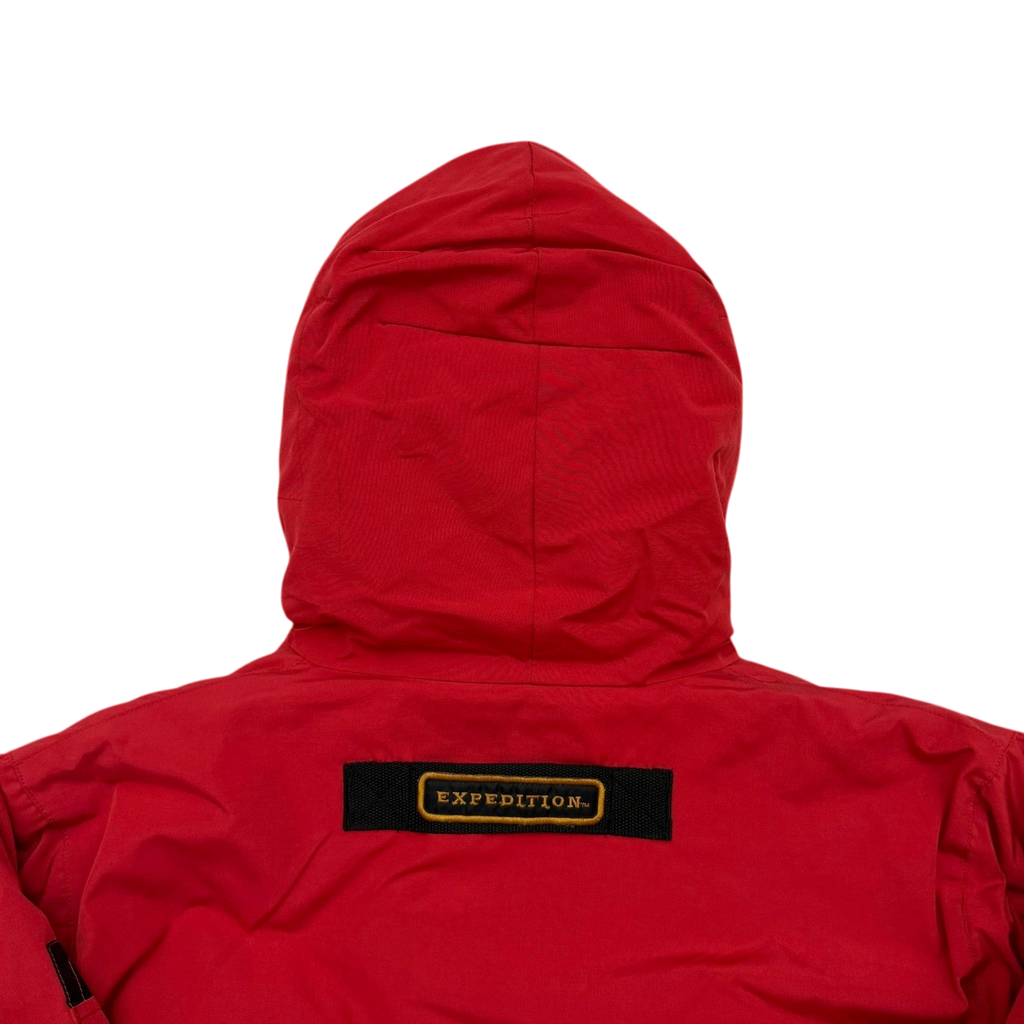 Canada Goose Vintage Expedition Down Fur-Trim Parka Red (Fits M-L)