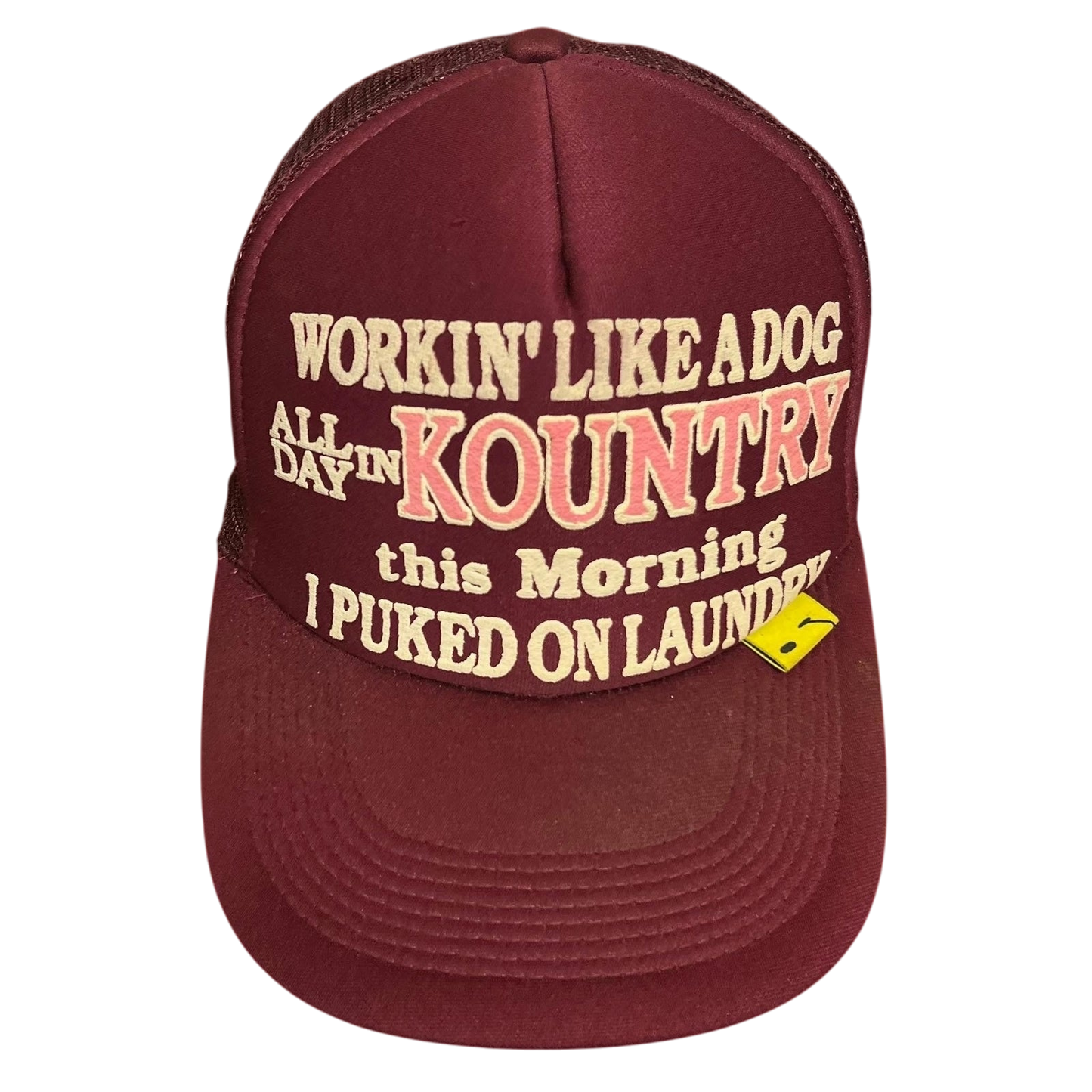 Kapital Kountry Burgundy Trucker Hat