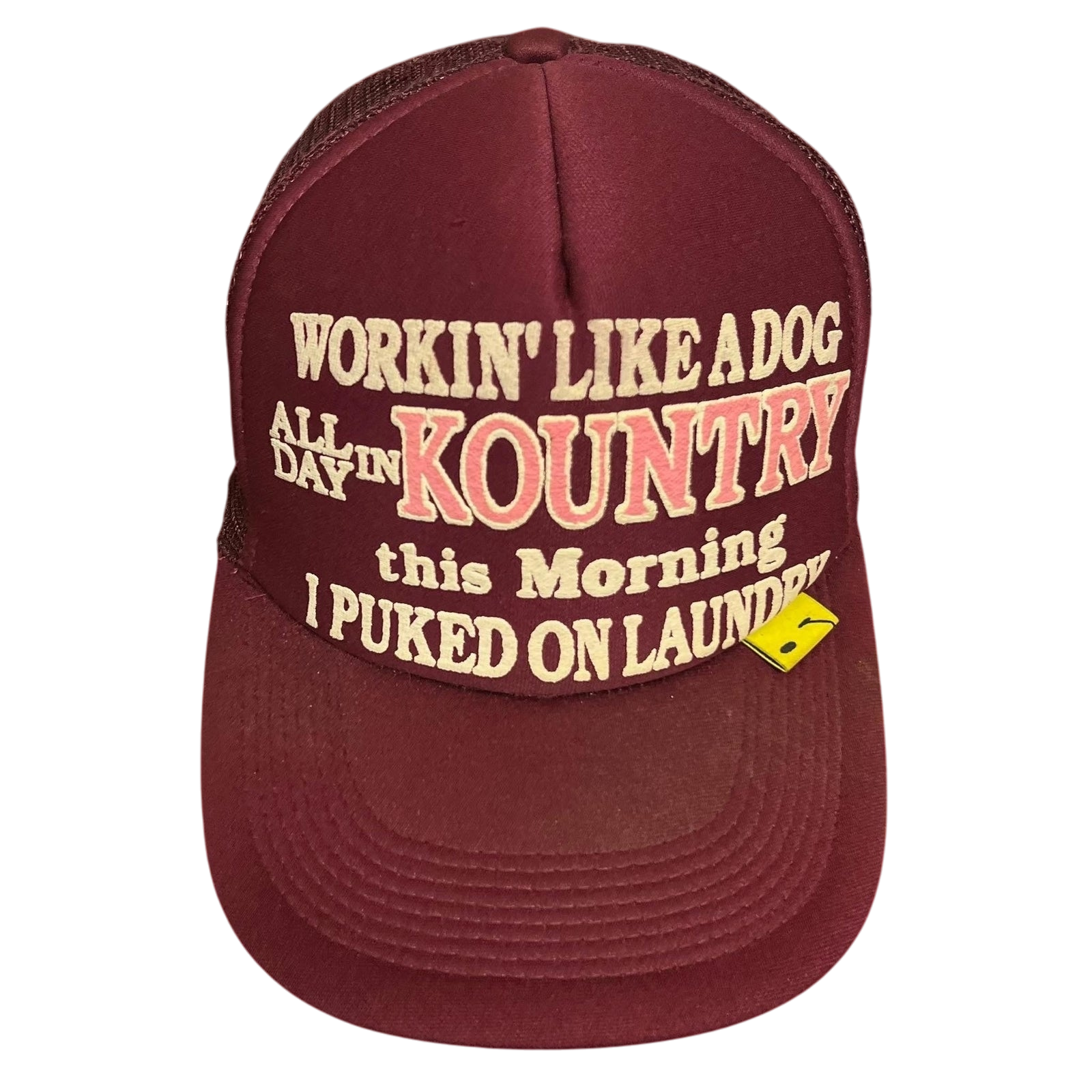 Kapital Kountry Burgundy Trucker Hat