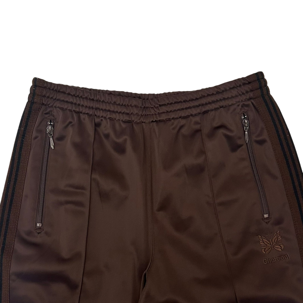 Needles x Charcoal Tokyo Poly Smooth Track Pants Brown (Size M)