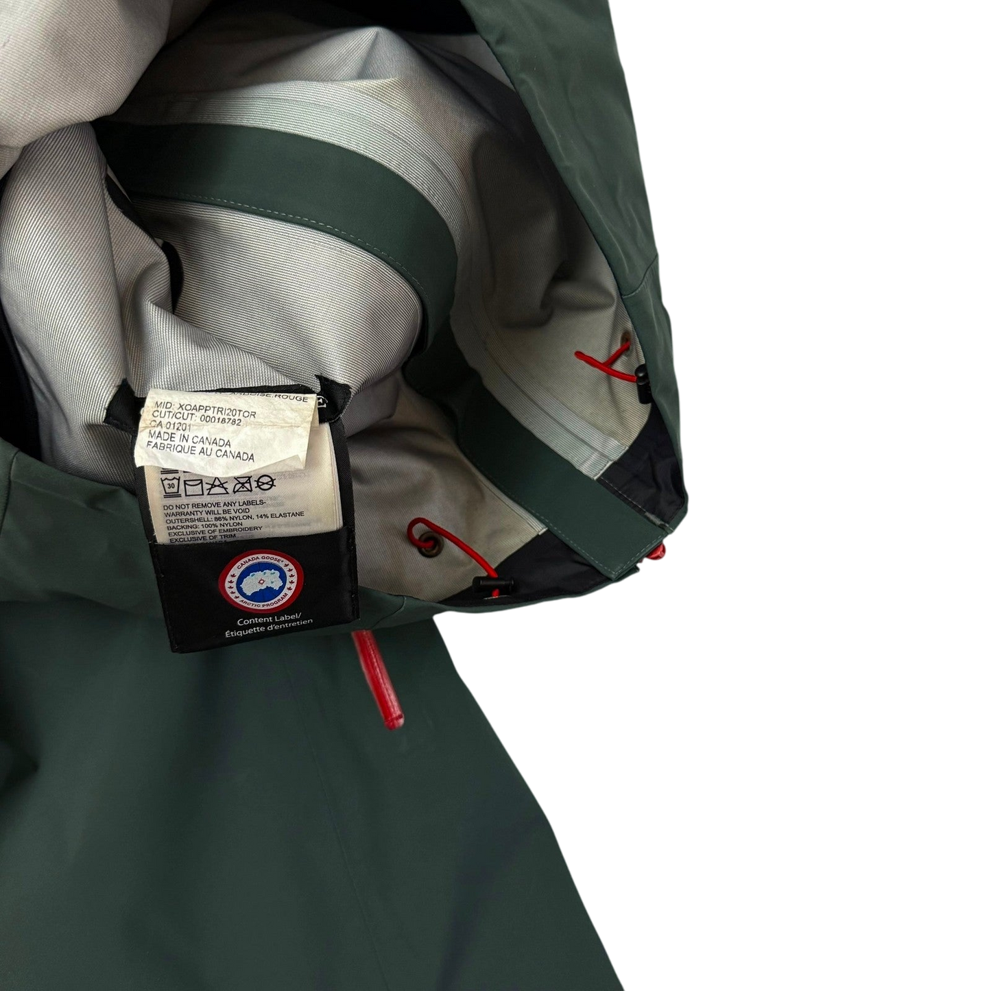 Canada Goose Reflective Timber Shell Jacket Forest Green (Size L)