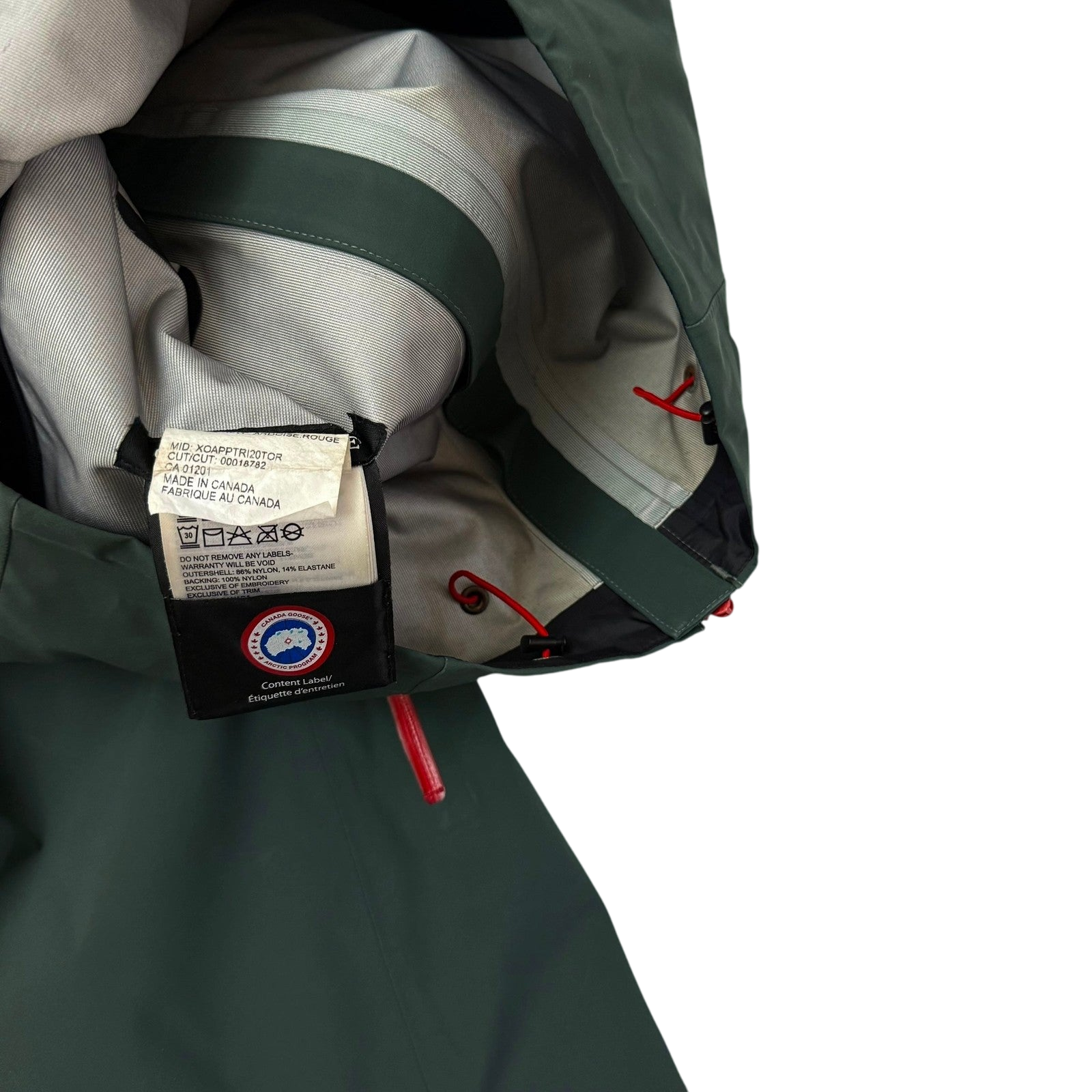 Canada Goose Reflective Timber Shell Jacket Forest Green (Size L)
