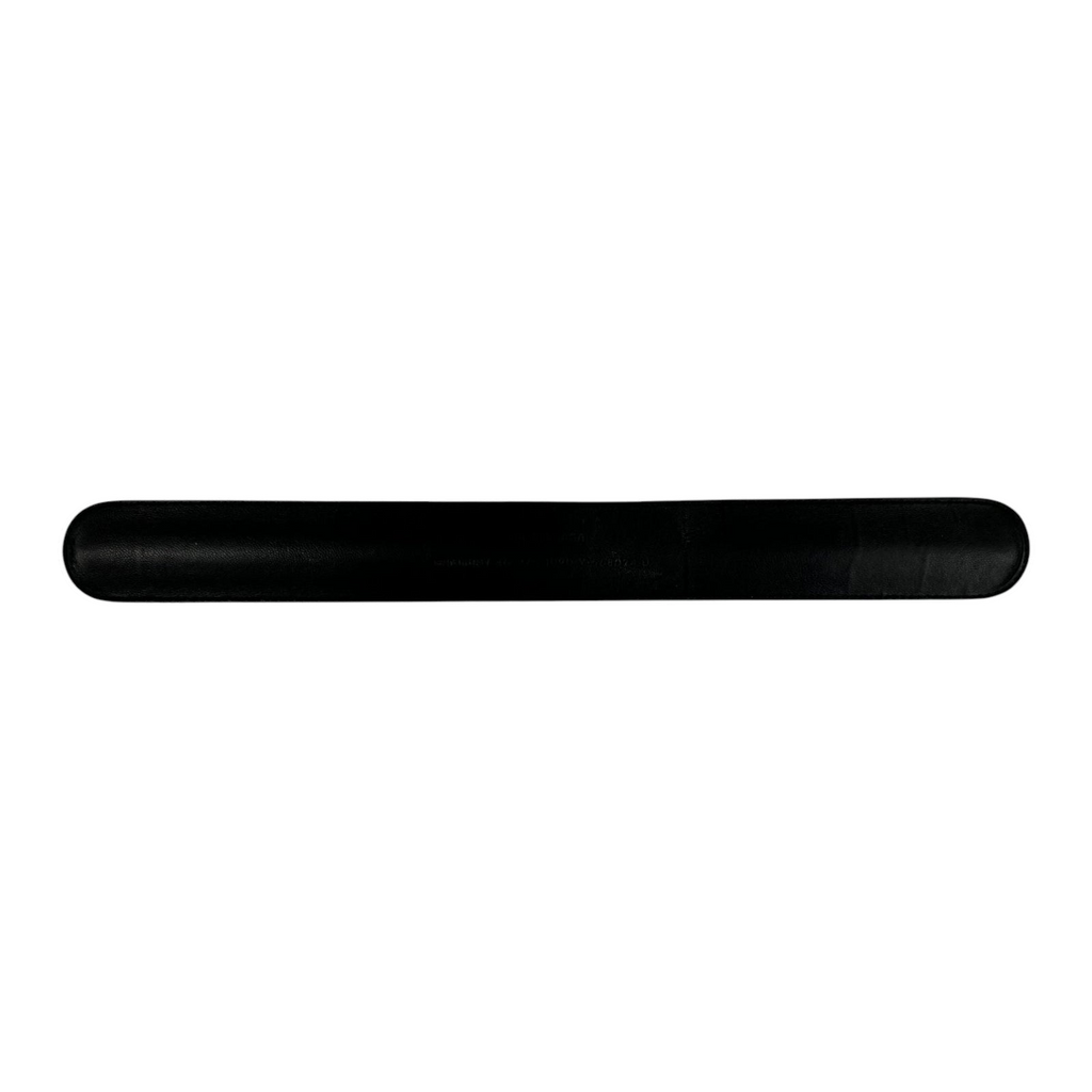 Balenciaga Black Snap Leather Cycle Bracelet