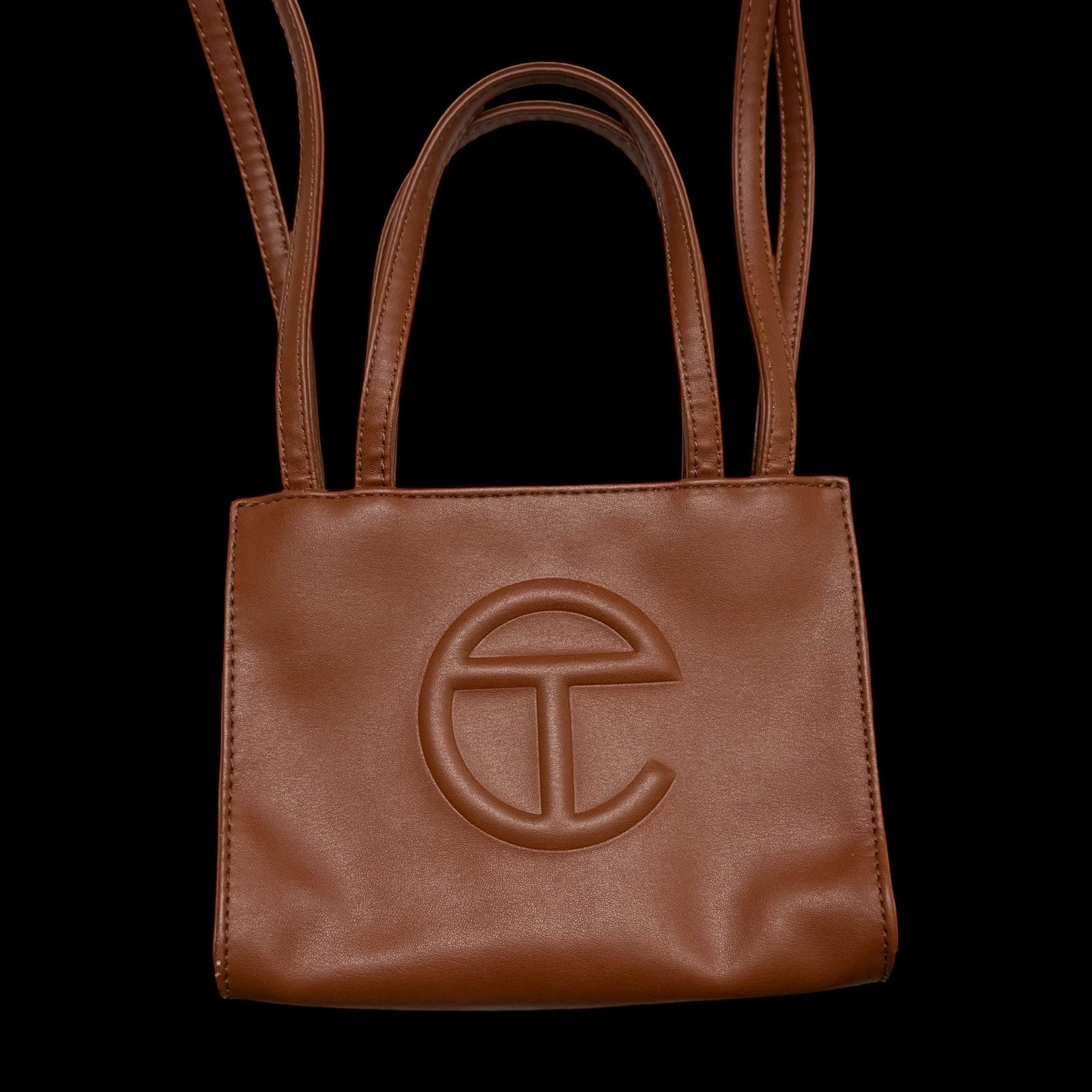 Telfar Small Shopping Bag Brown