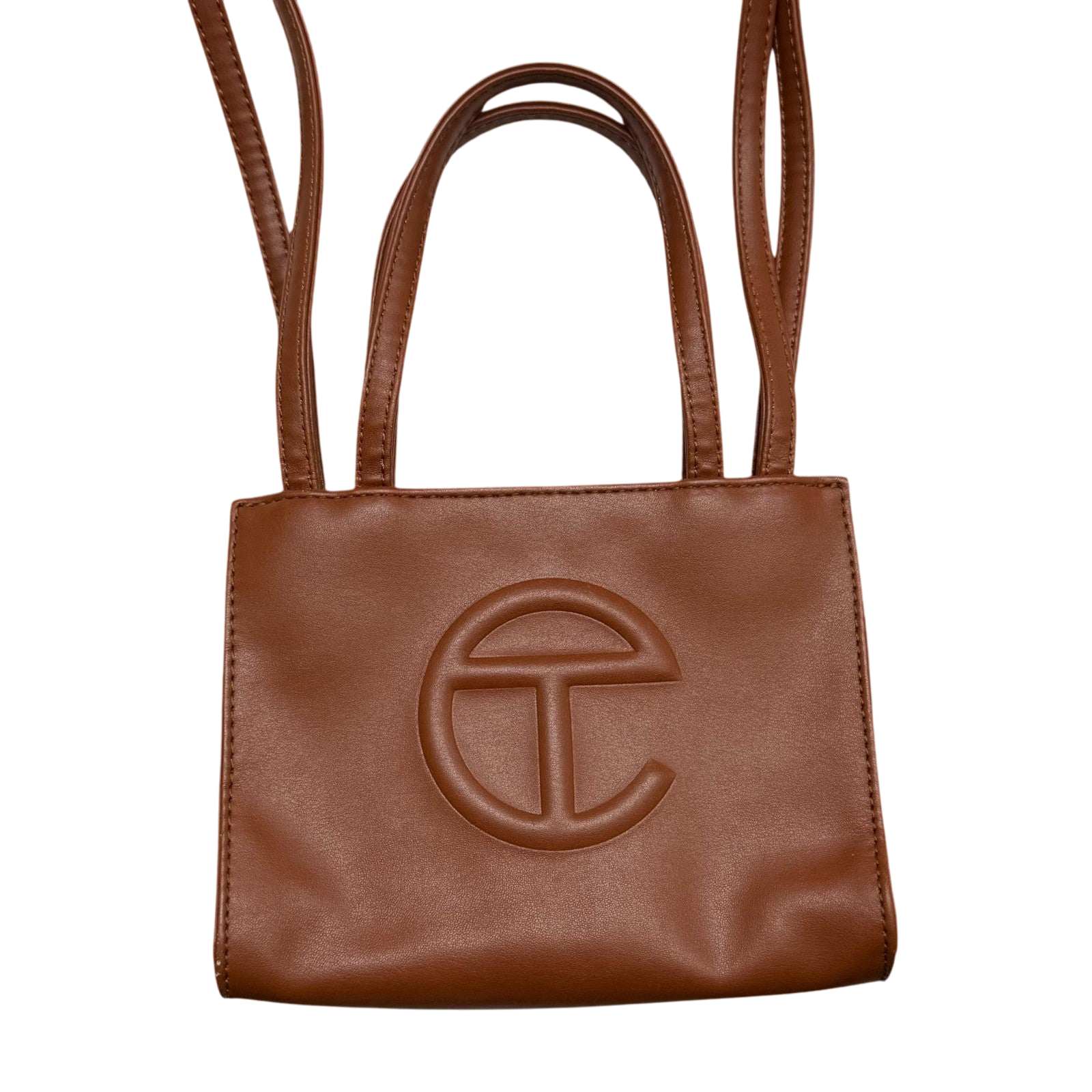 Telfar Small Shopping Bag Brown