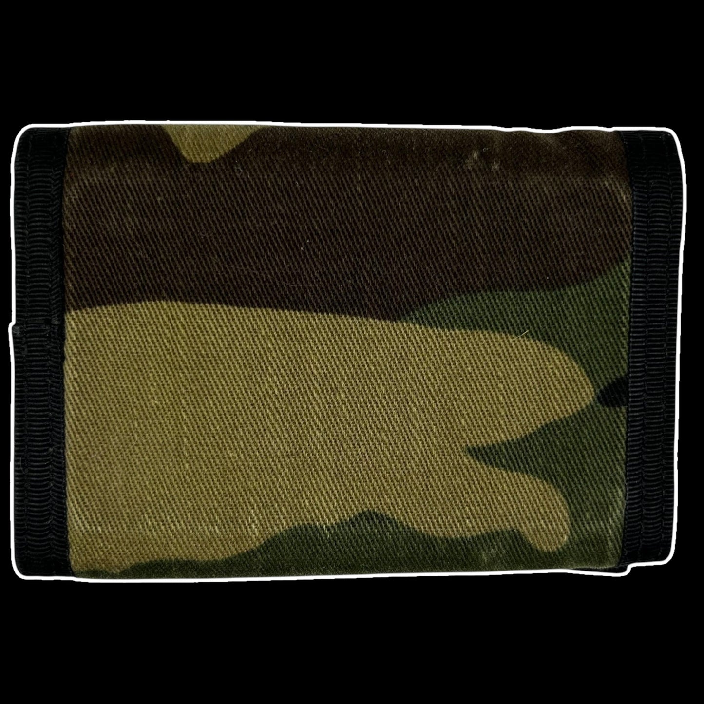 Saint Laurent Green Camouflage Trifold Wallet