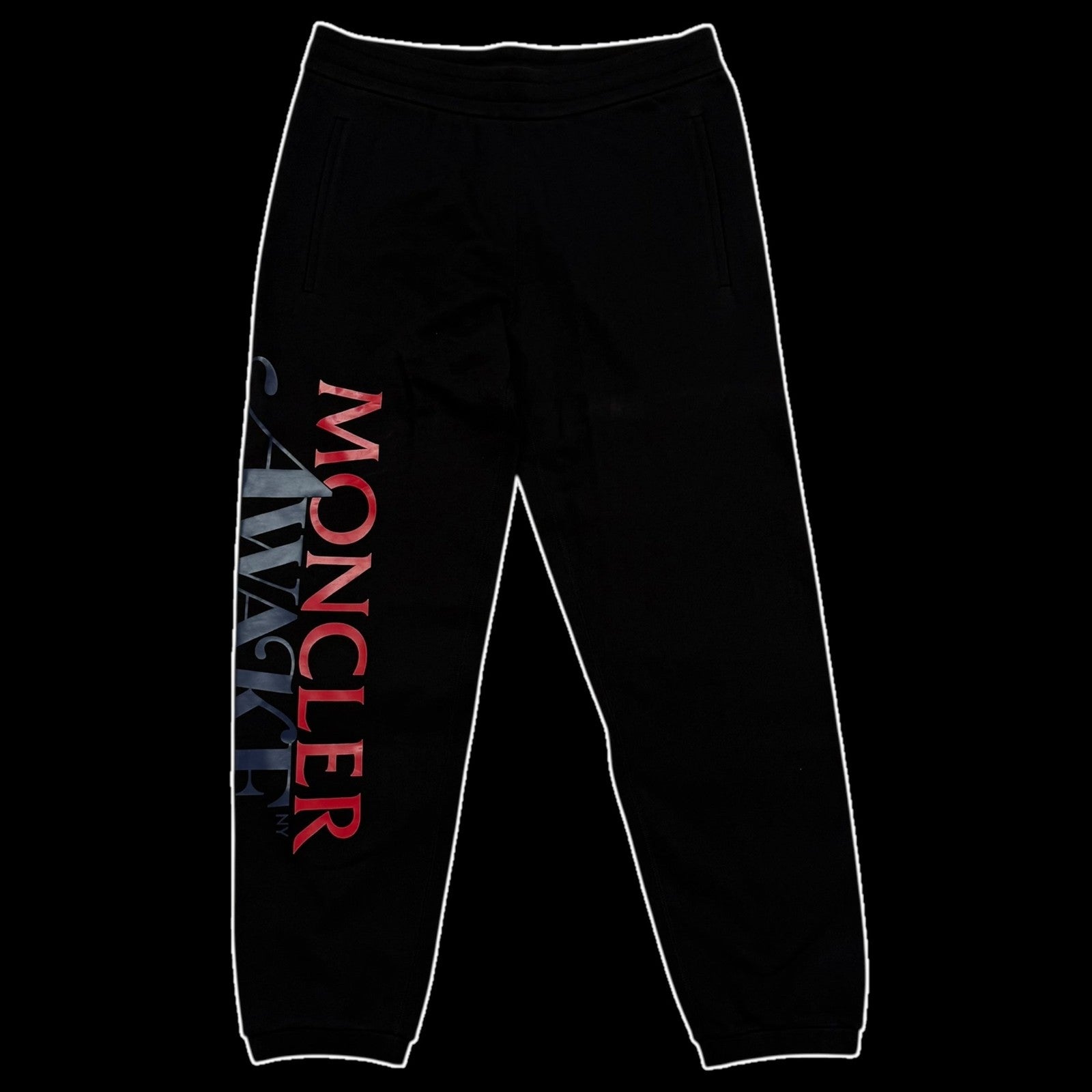 Moncler Genius 1952 X Awake NY Applied-logo Track Pants Black (Size M)