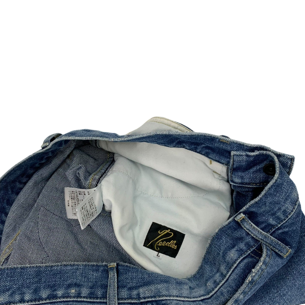 Needles Assorted Patches Straight Jeans (Size L)