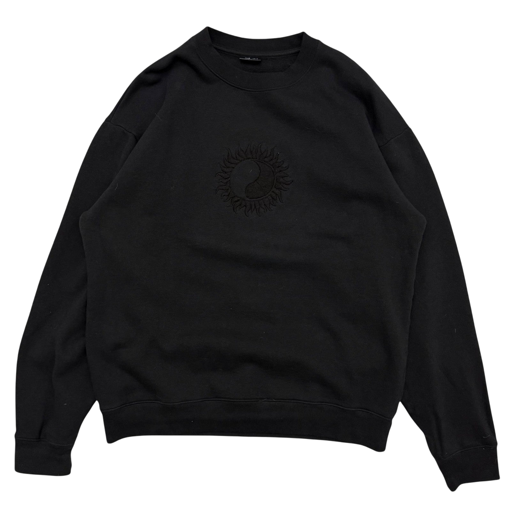 Stussy x Our Legacy Sun Crewneck Sweater Black (Made in USA) (Fits M-L)