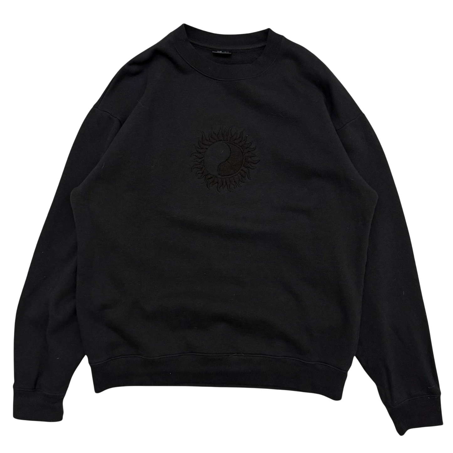 Stussy x Our Legacy Sun Crewneck Sweater Black (Made in USA) (Fits M-L)