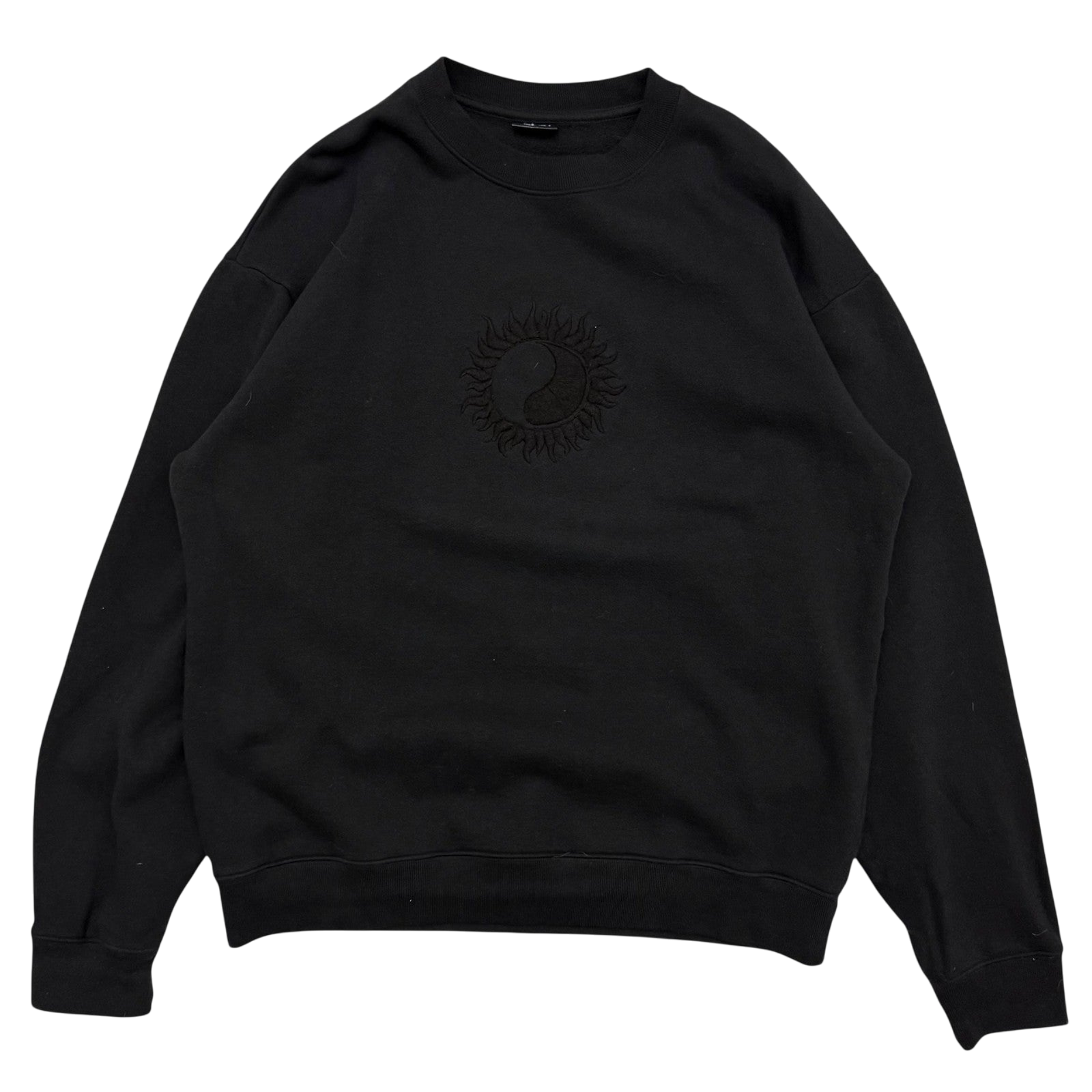 Stussy x Our Legacy Sun Crewneck Sweater Black (Made in USA) (Fits M-L)