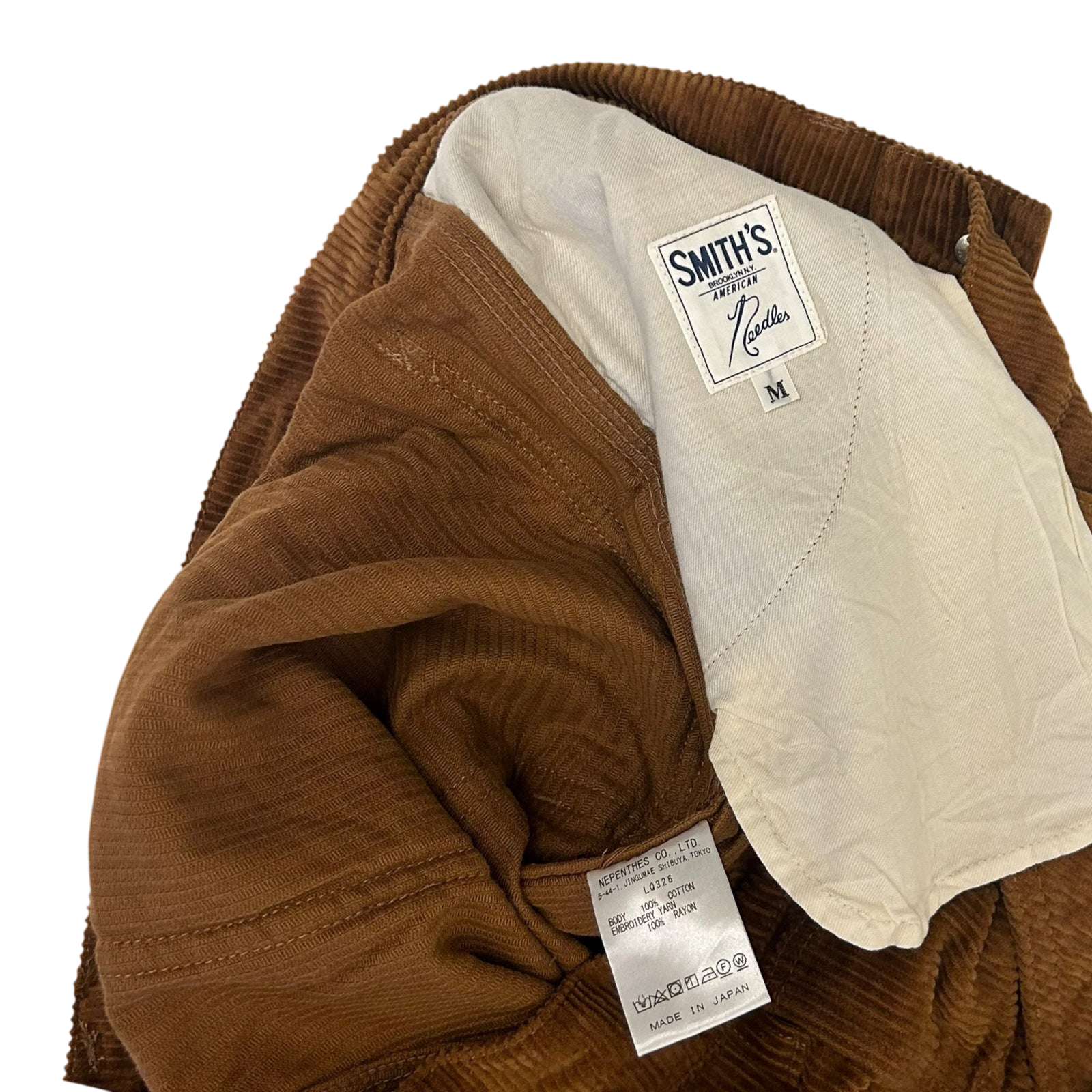 Needles x Smiths 8W Corduroy Painter Pants Brown