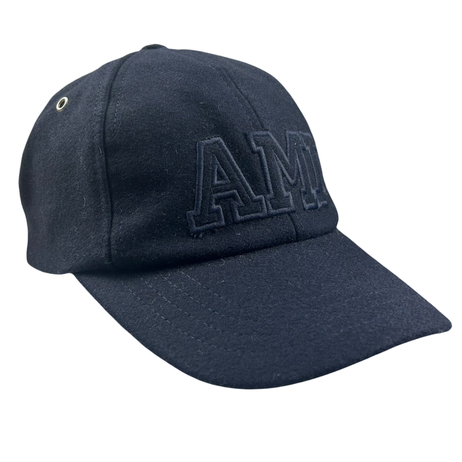 AMl Paris Navy Wool Cap