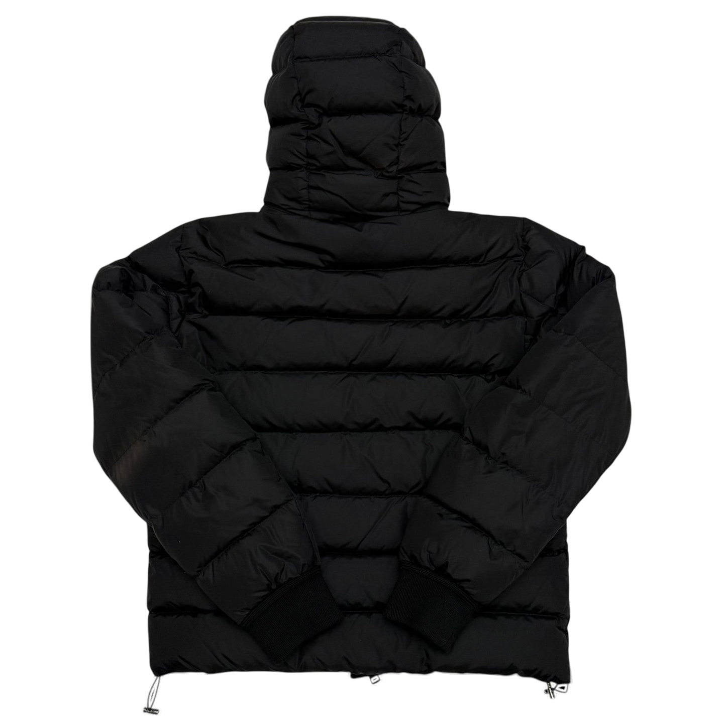 Moncler Aubert Hooded Down Jacket Matte Black (fits M)