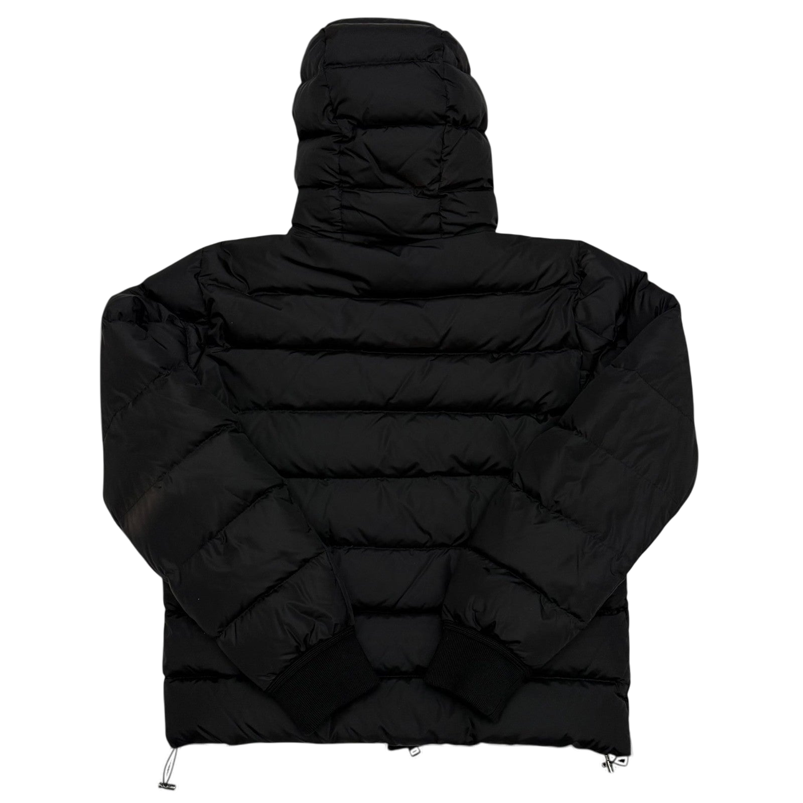 Moncler Aubert Hooded Down Jacket Matte Black (fits M)