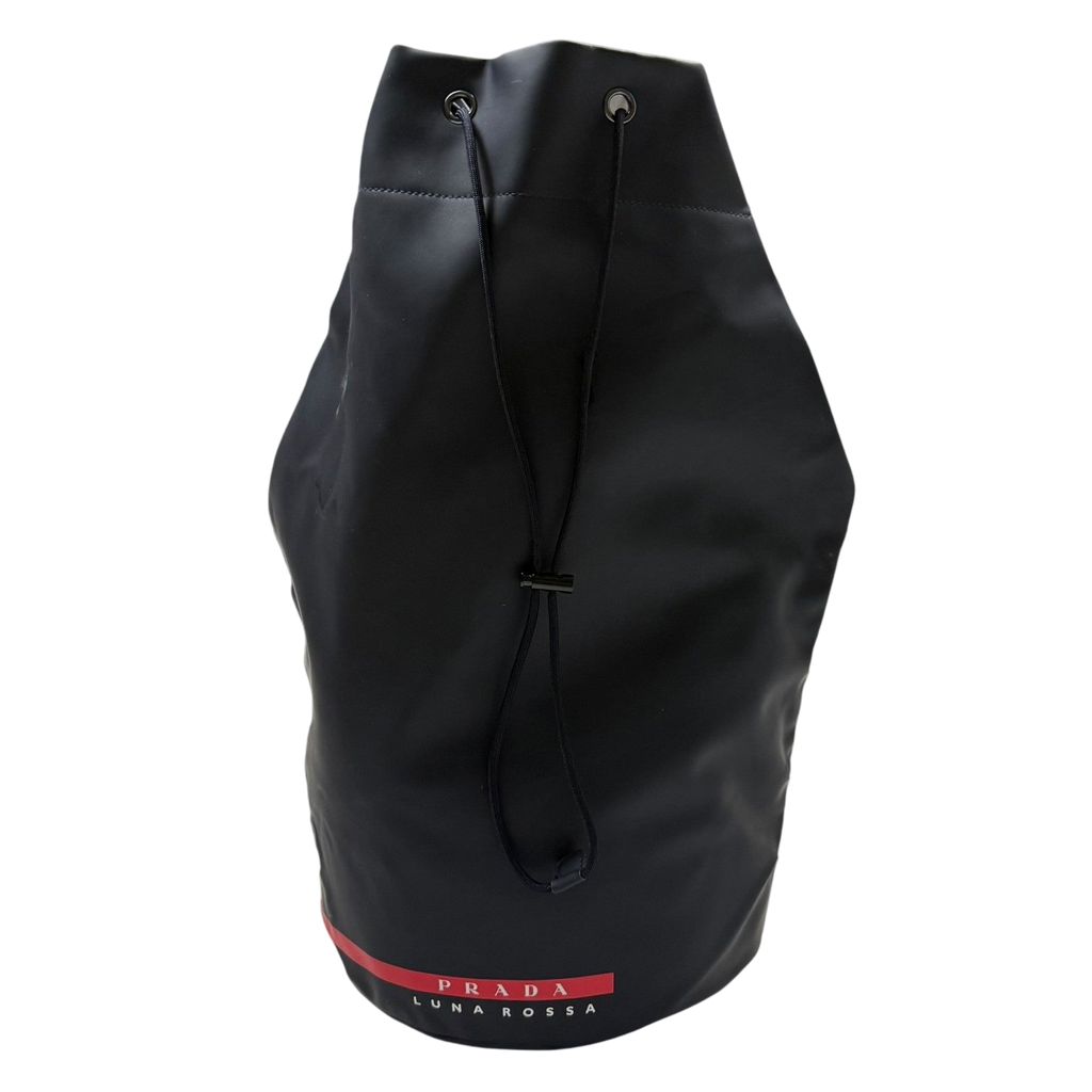 Prada Luna Rossa Sailing Shoulder Bag Navy