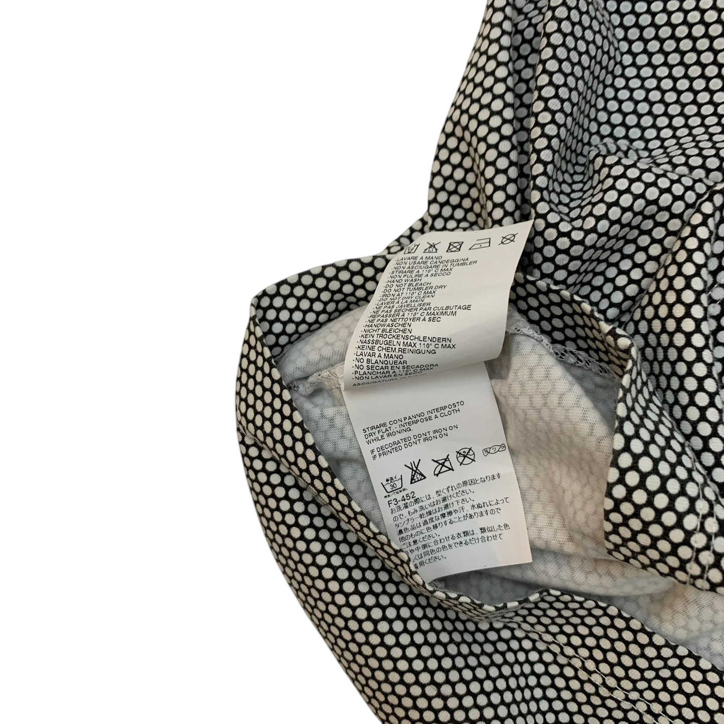 Maison Margiela MM6 ‘Illusion’ Graphic Polka Dot T-Shirt (Fits L)