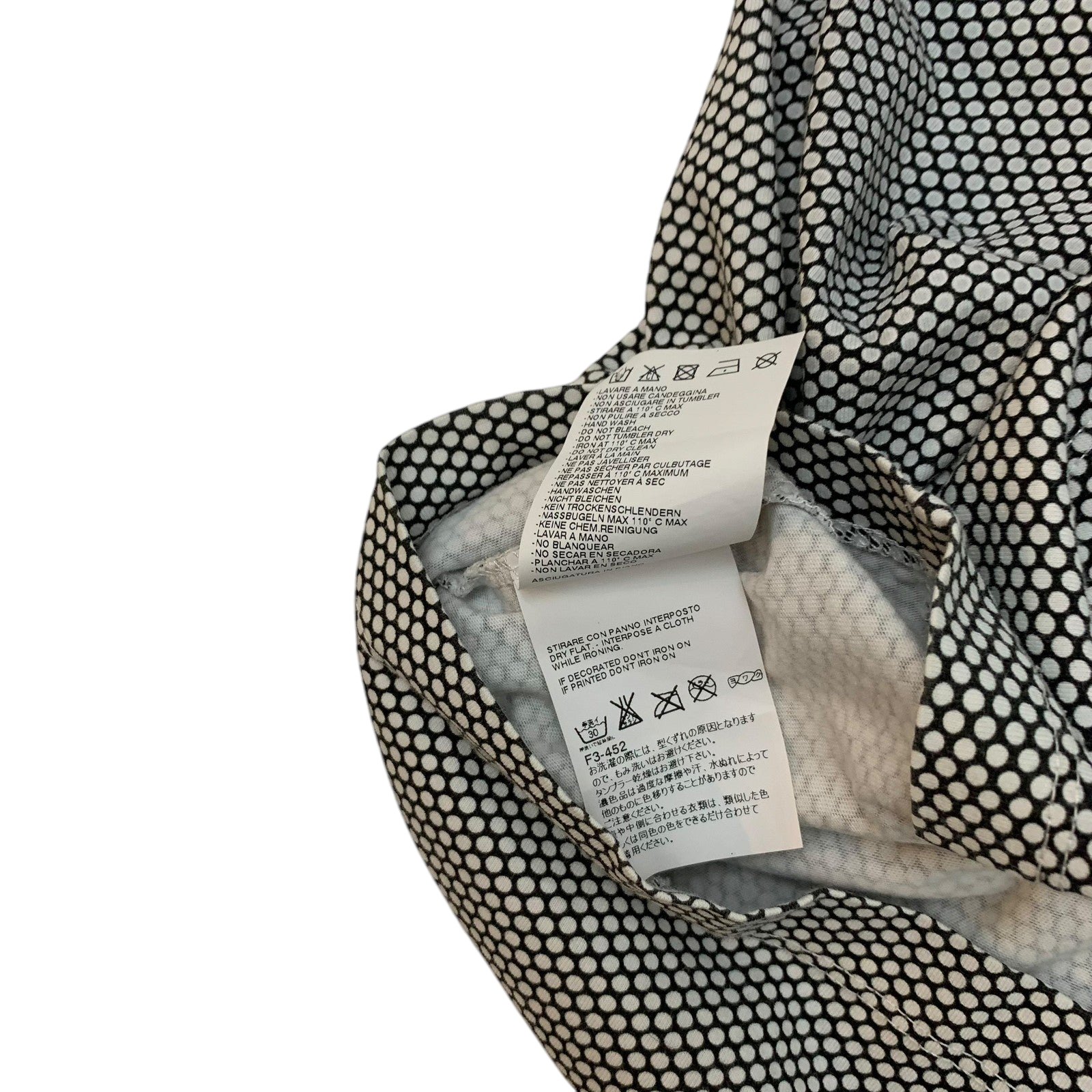 Maison Margiela MM6 ‘Illusion’ Graphic Polka Dot T-Shirt (Fits L)