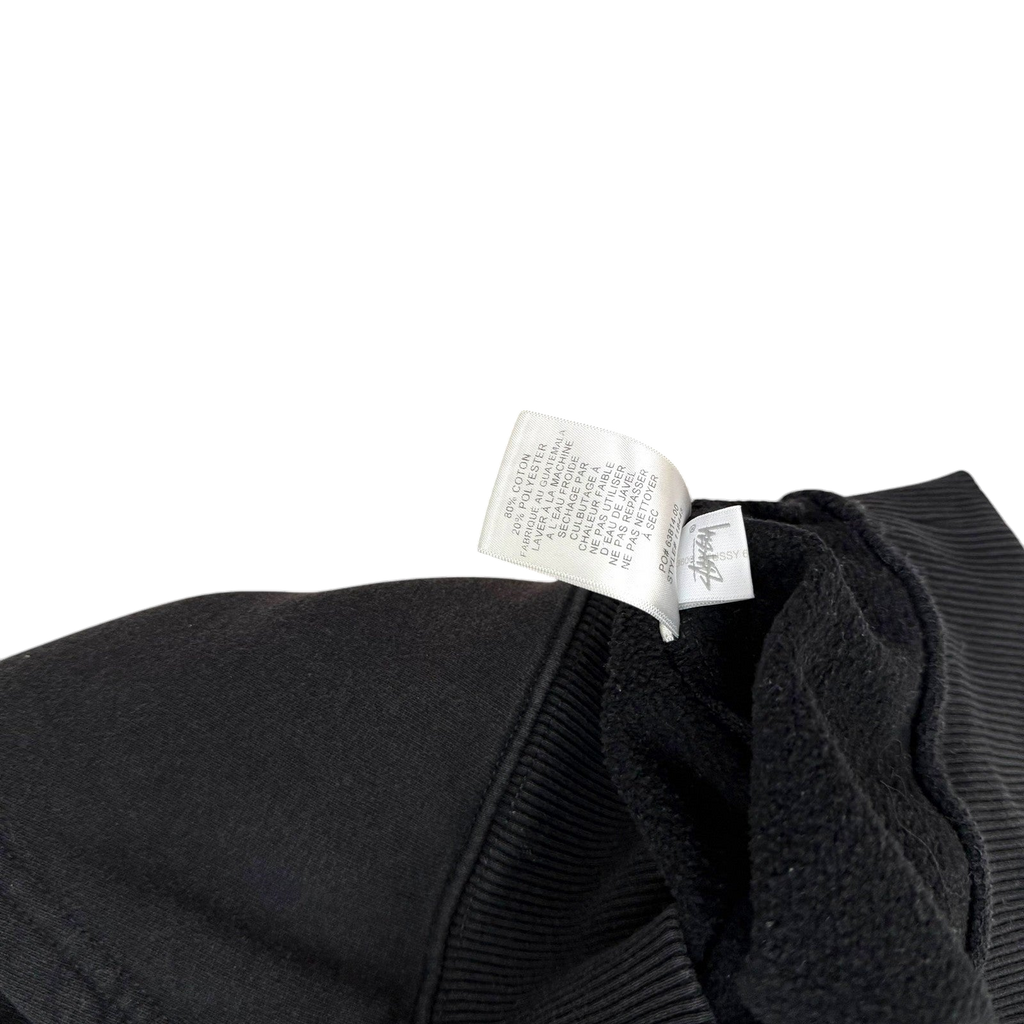 Stussy Serotonin Appliqué Hoodie Black (Fits S-M)