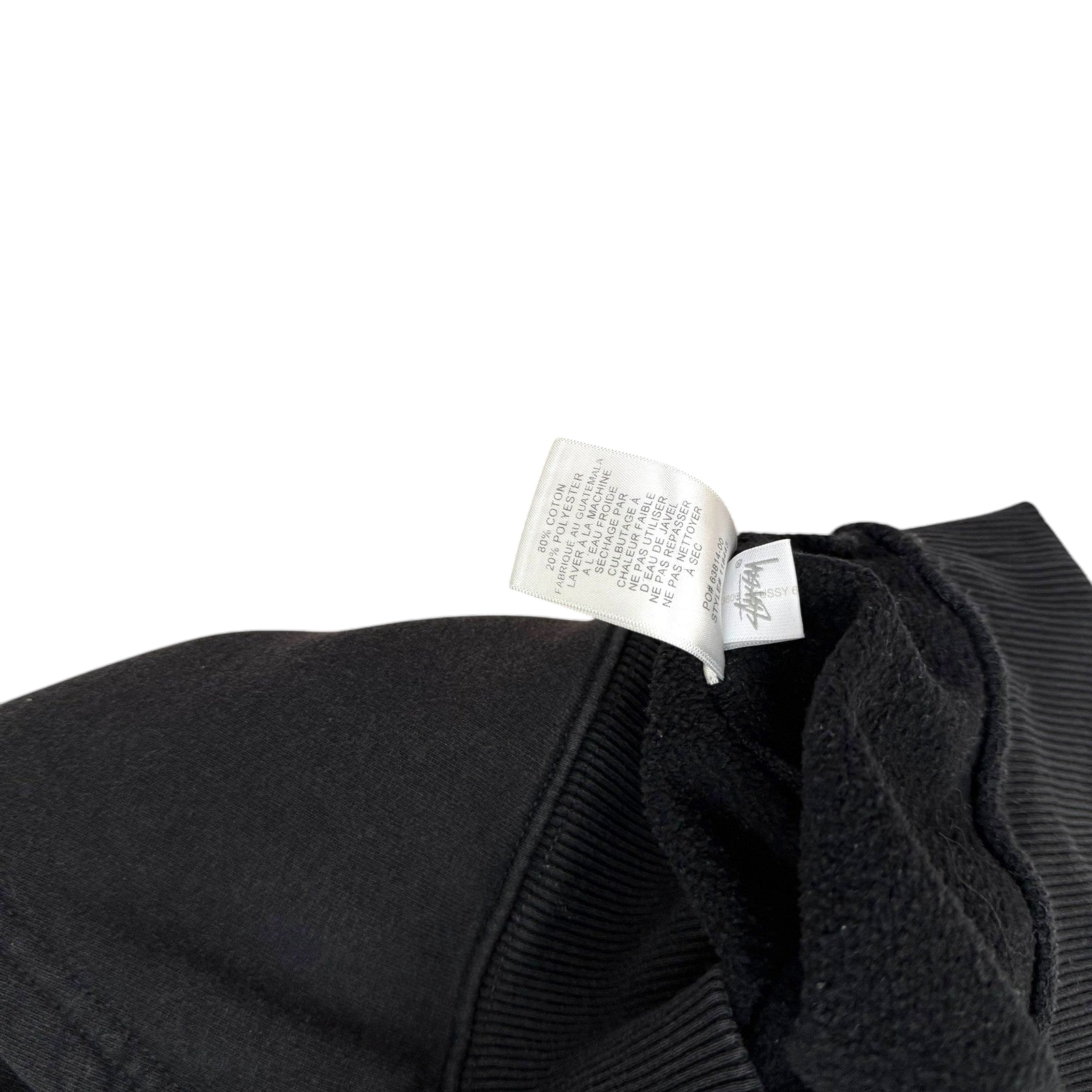 Stussy Serotonin Appliqué Hoodie Black (Fits S-M)