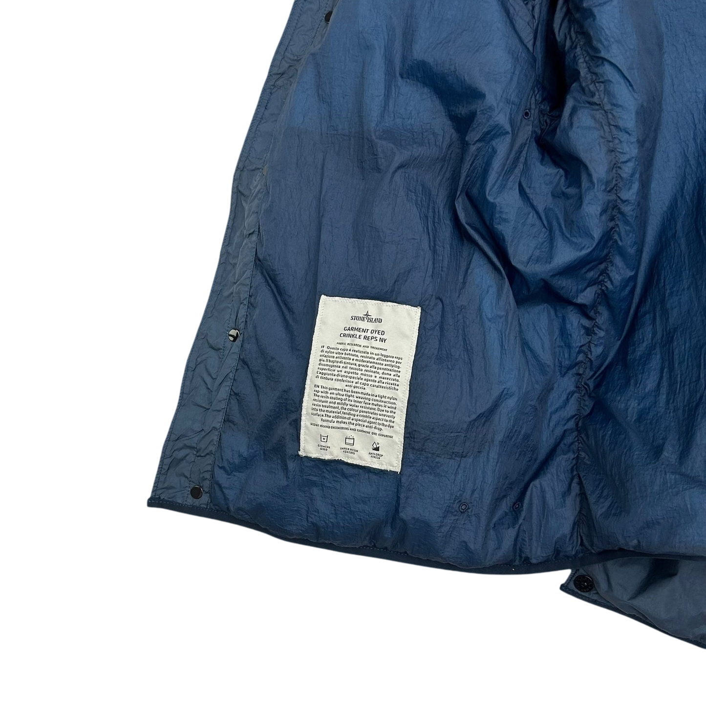Stone Island Garment Dyed Crinkle Reps NY Blouson Jacket (Fits M/L)
