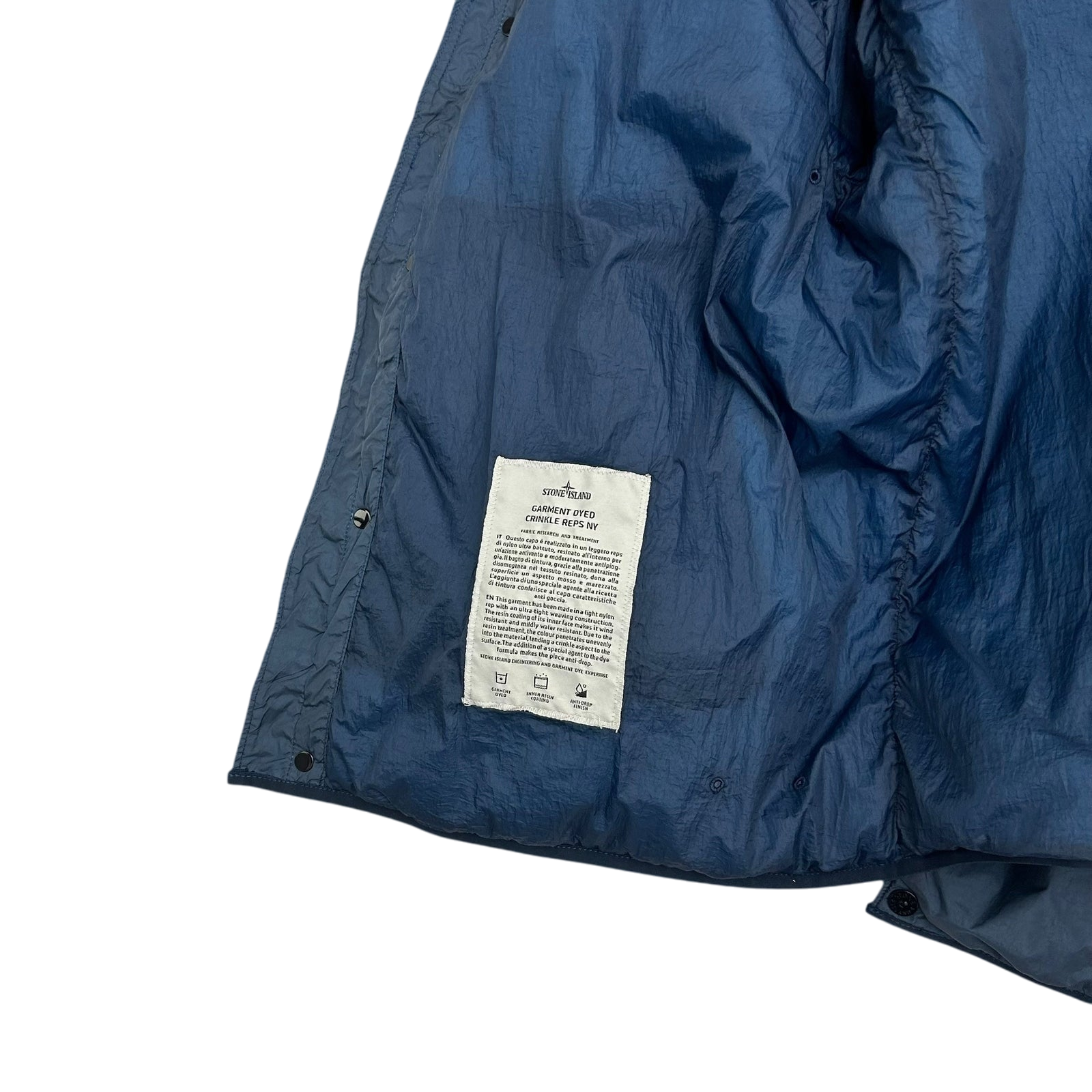 Stone Island Garment Dyed Crinkle Reps NY Blouson Jacket (Fits M/L)