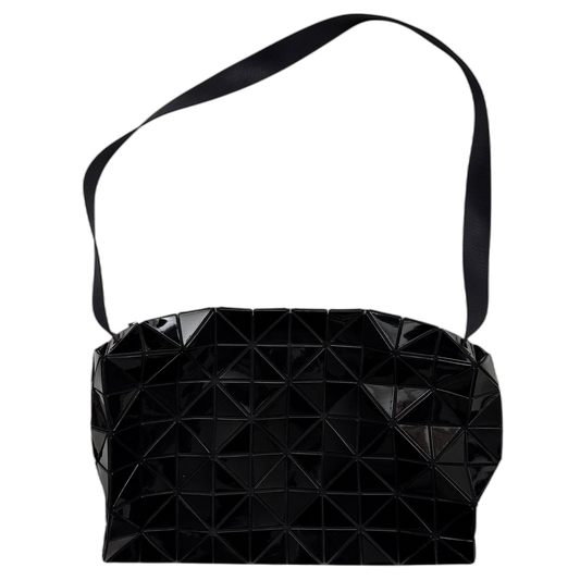 Bao Bao Issey Miyake Geometric-Panelled Large Cross Body Bag Black