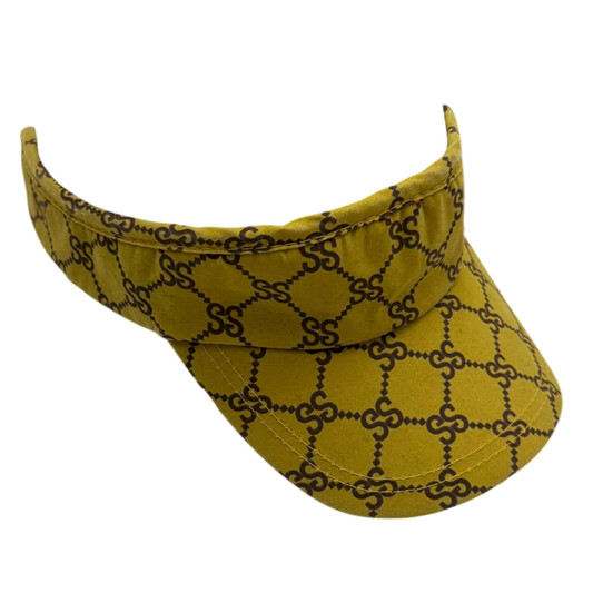 Stussy Vintage 2001 ‘Stucci’ Monogram Visor Yellow