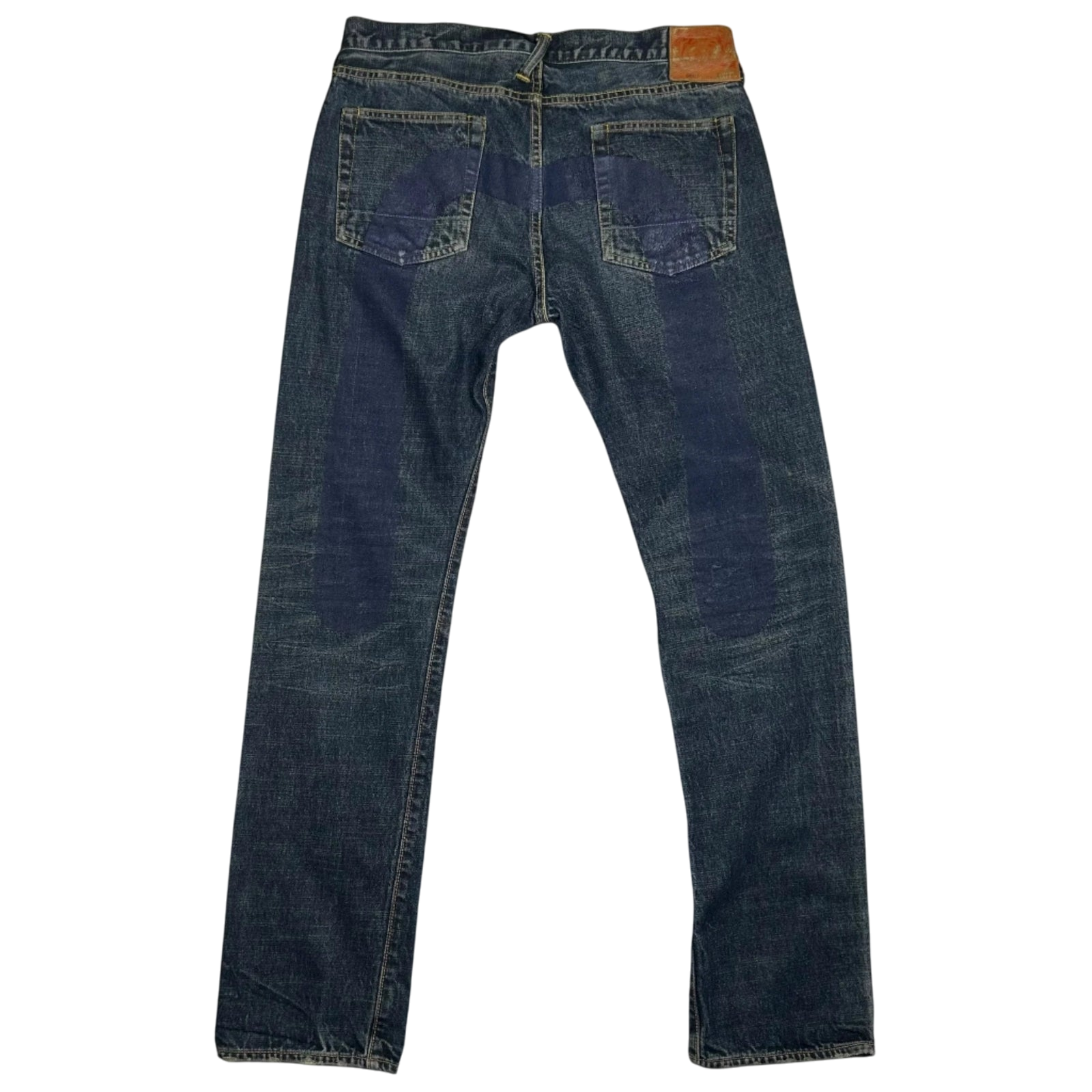 Vintage Evisu Navy Daicock Logo (Size 34")