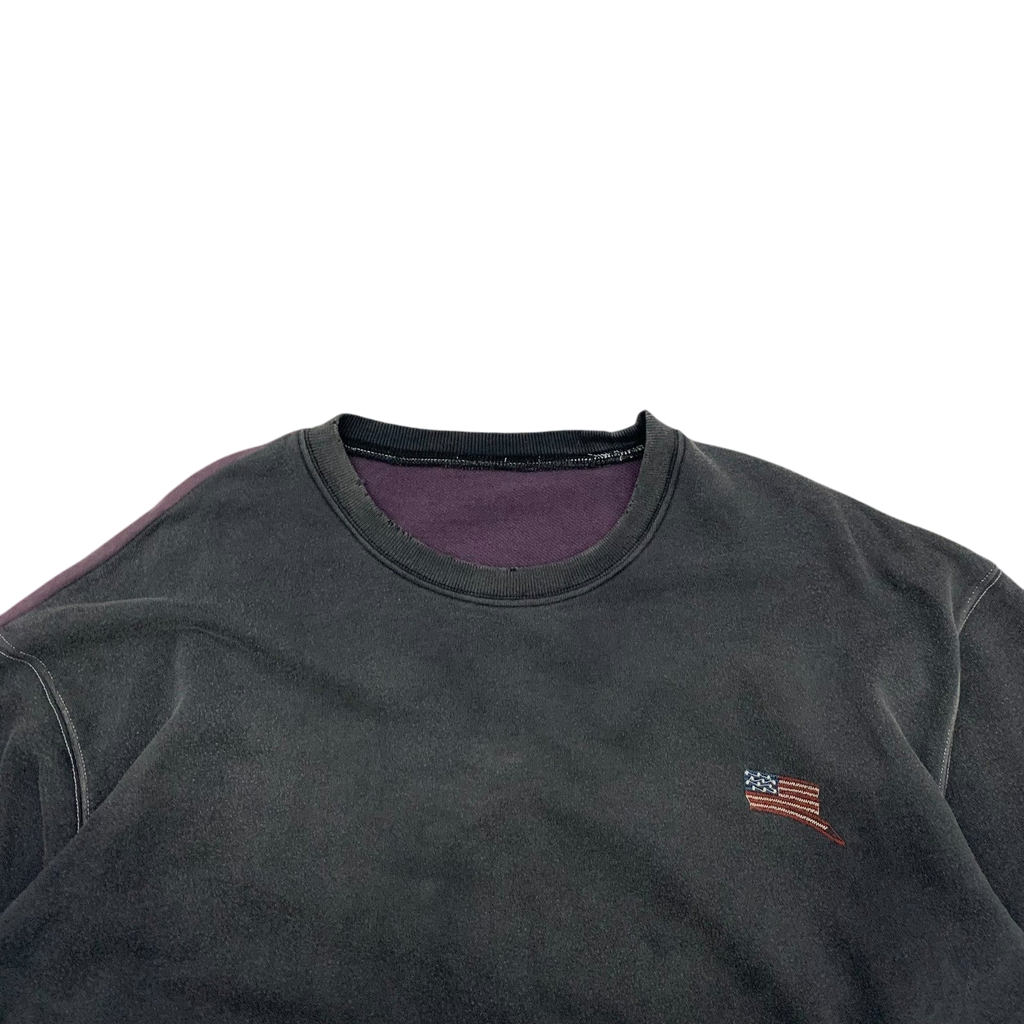 Kapital 2 Tone Remake Oversized Bone Sweatshirt (Free size)