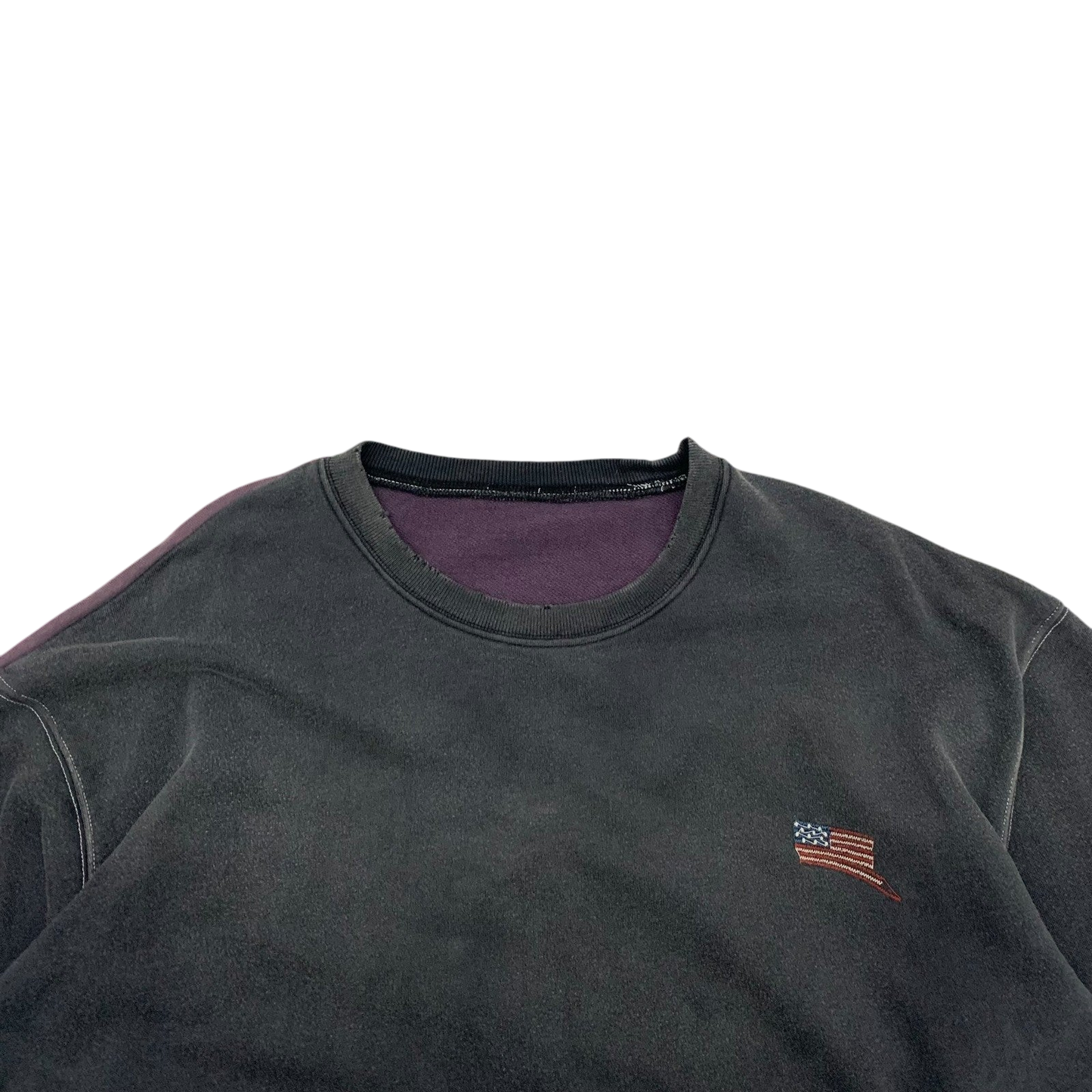 Kapital 2 Tone Remake Oversized Bone Sweatshirt (Free size)