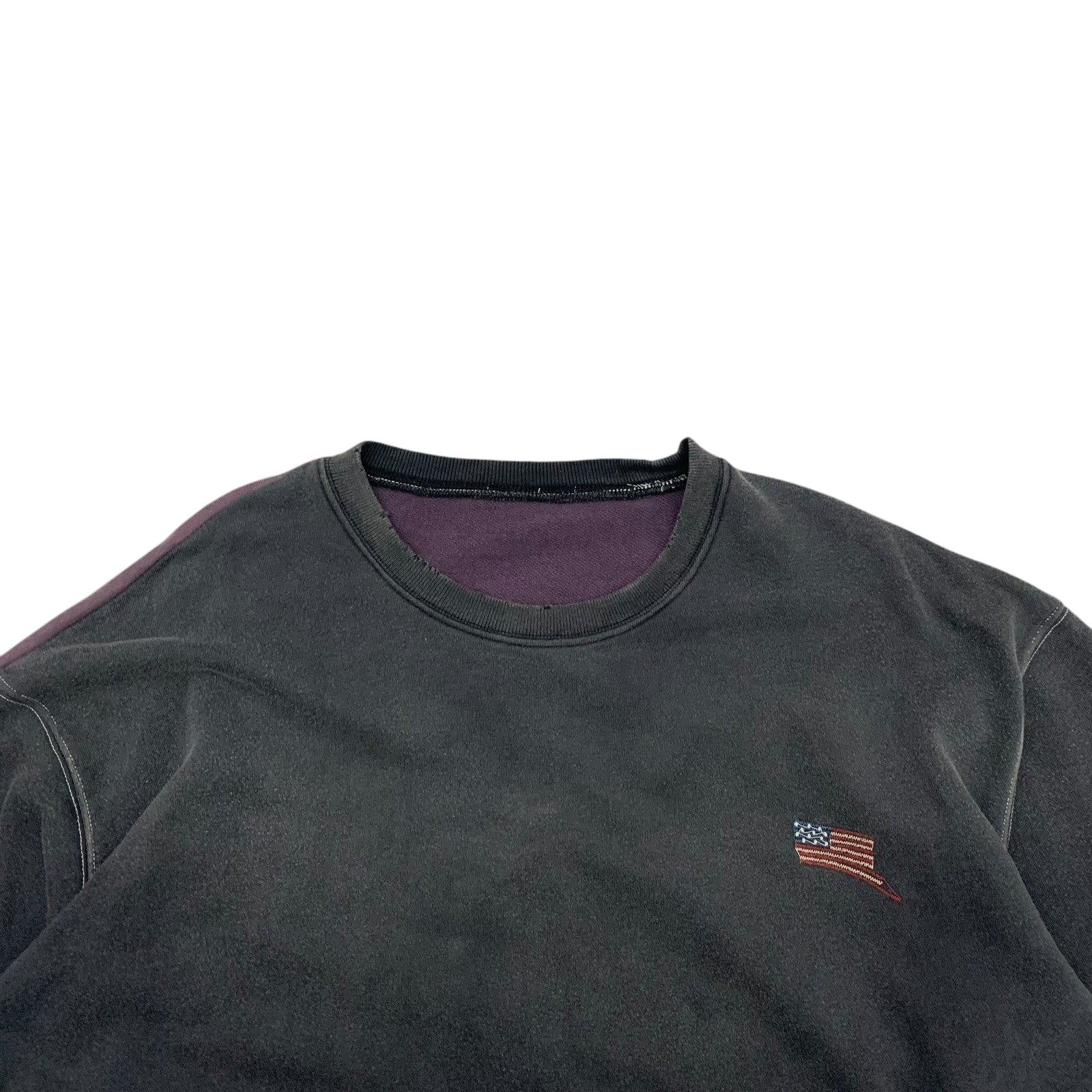 Kapital 2 Tone Remake Oversized Bone Sweatshirt (Free size)