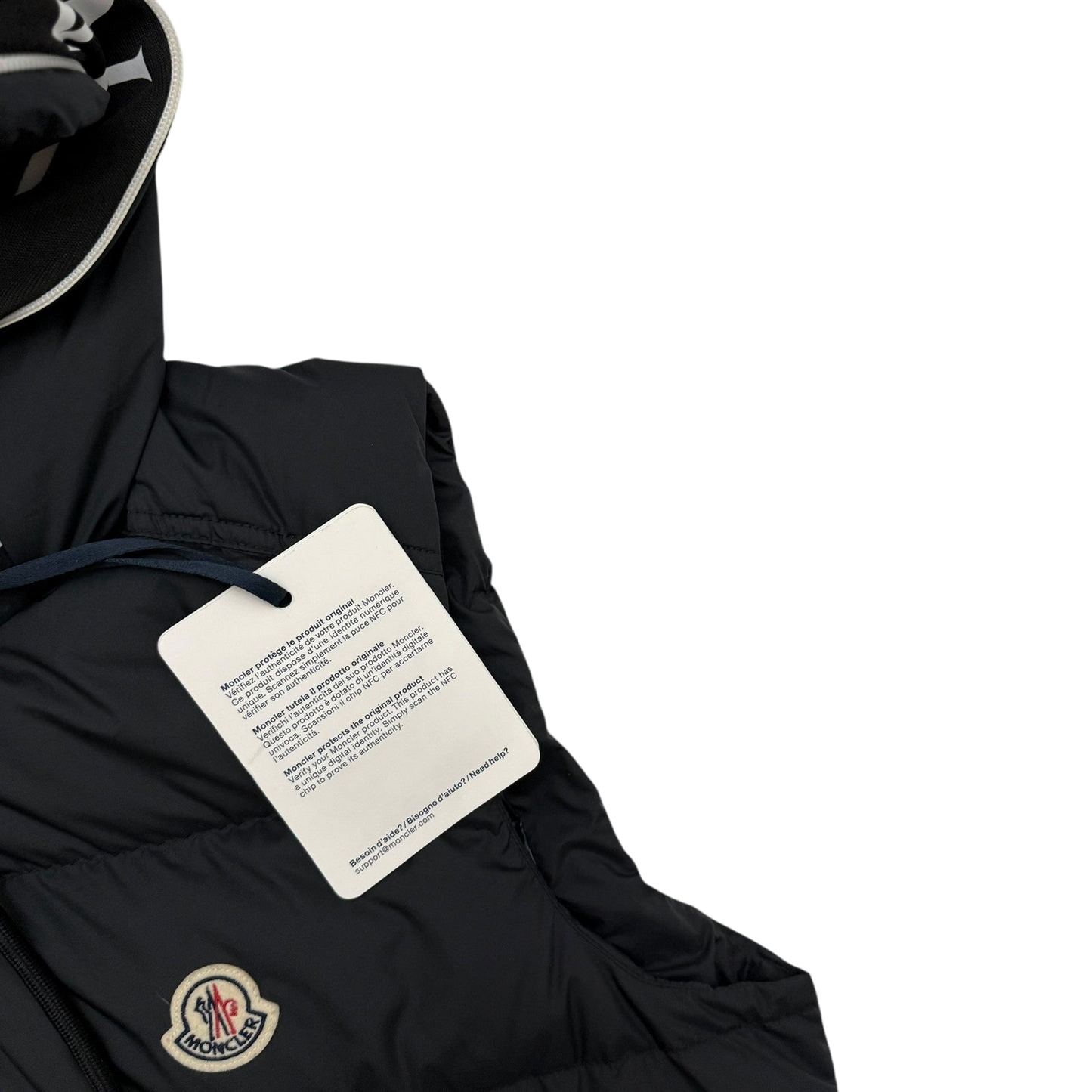 Moncler Cardamine Down Vest Black (Fits M-L)