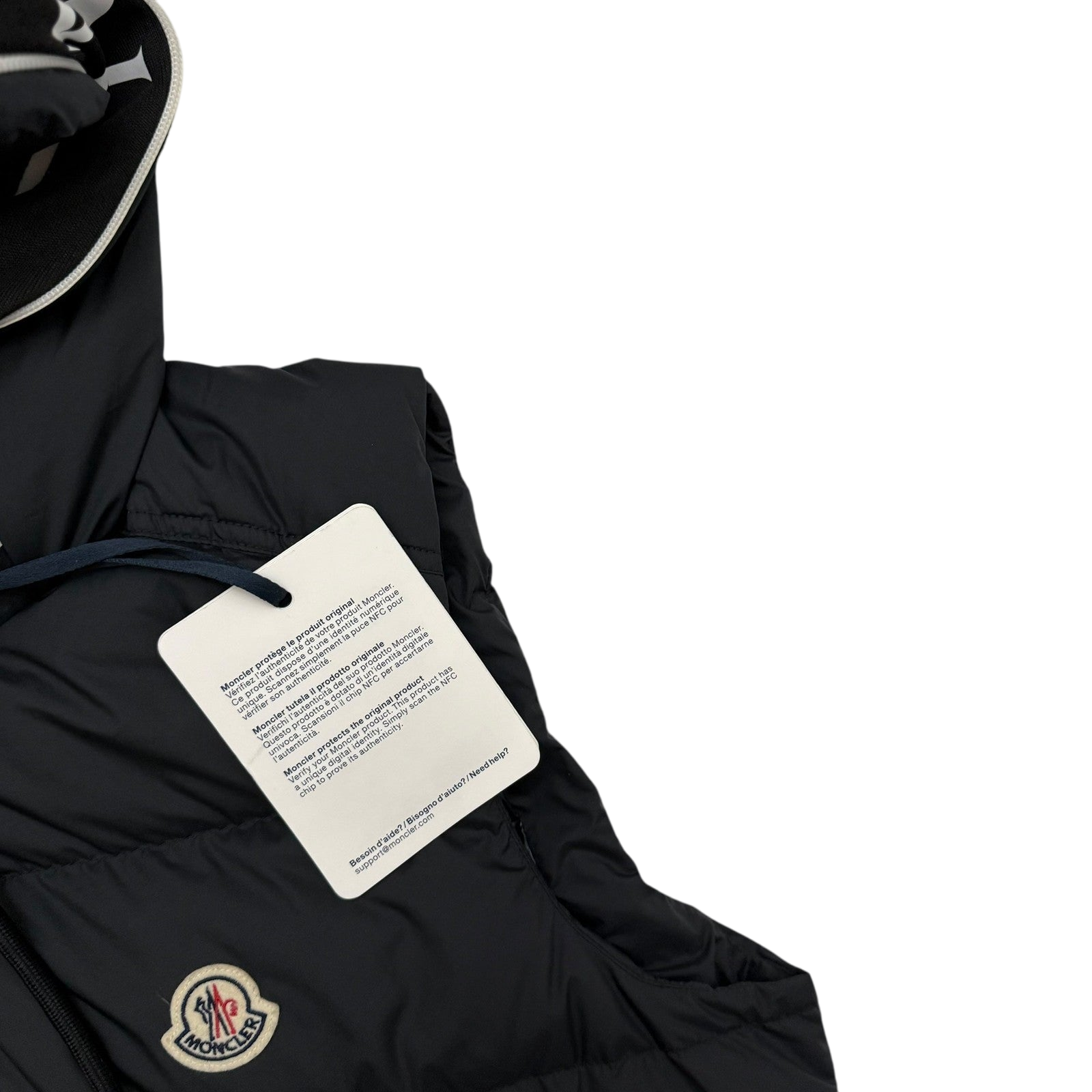 Moncler Cardamine Down Vest Black (Fits M-L)