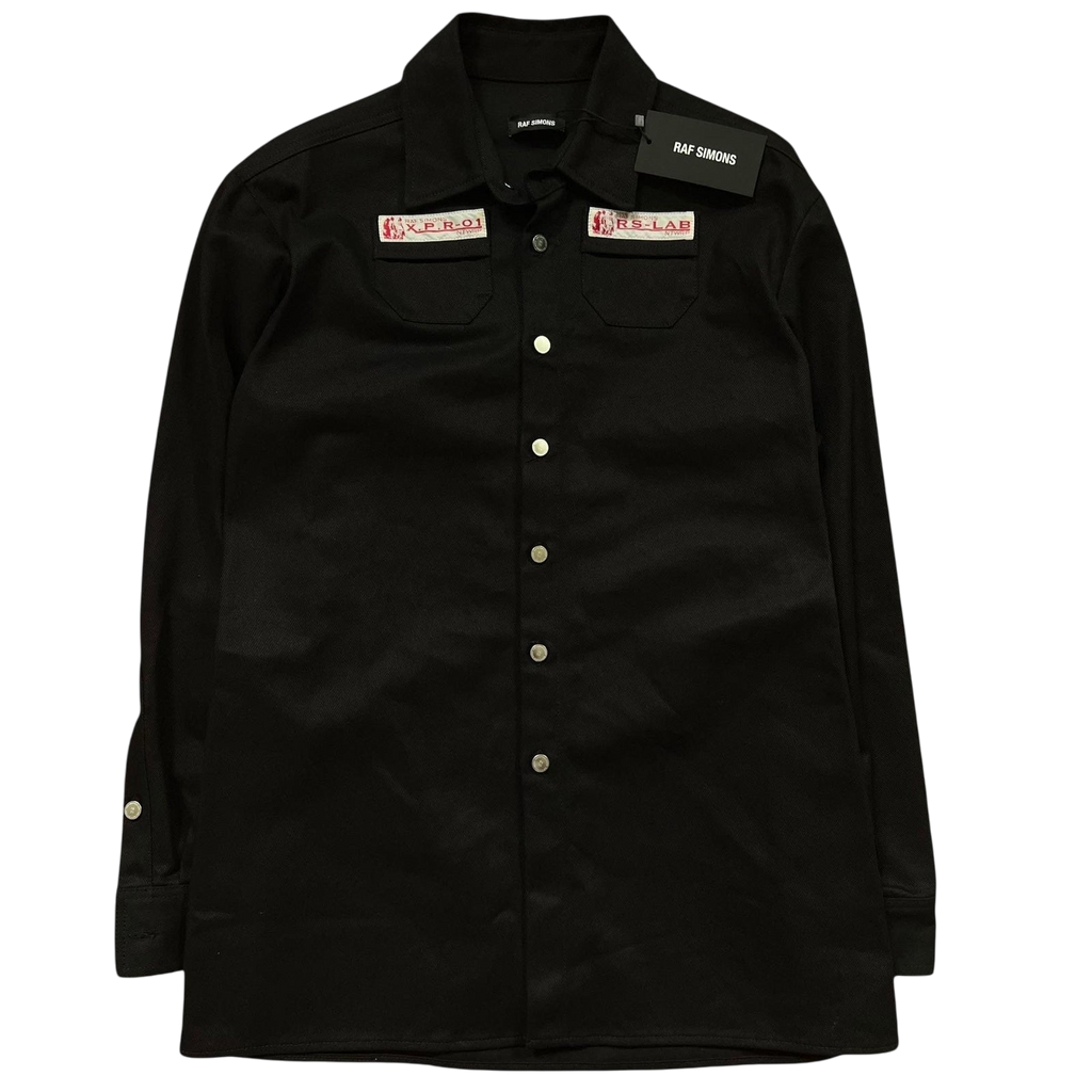 SS20 Raf Simons Lab Black Heavy Denim Shirt / Overshirt (Size S)