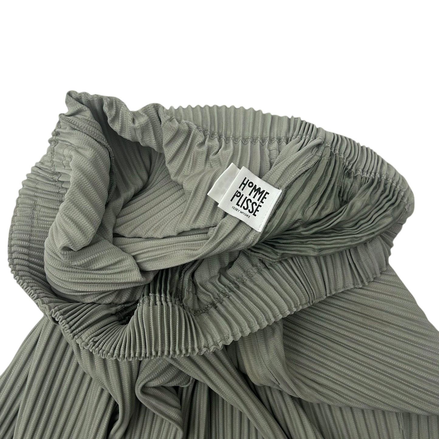 Issey Miyake Homme Plisse JF209 Pleated Wide Pants Grey (Fits M-L)