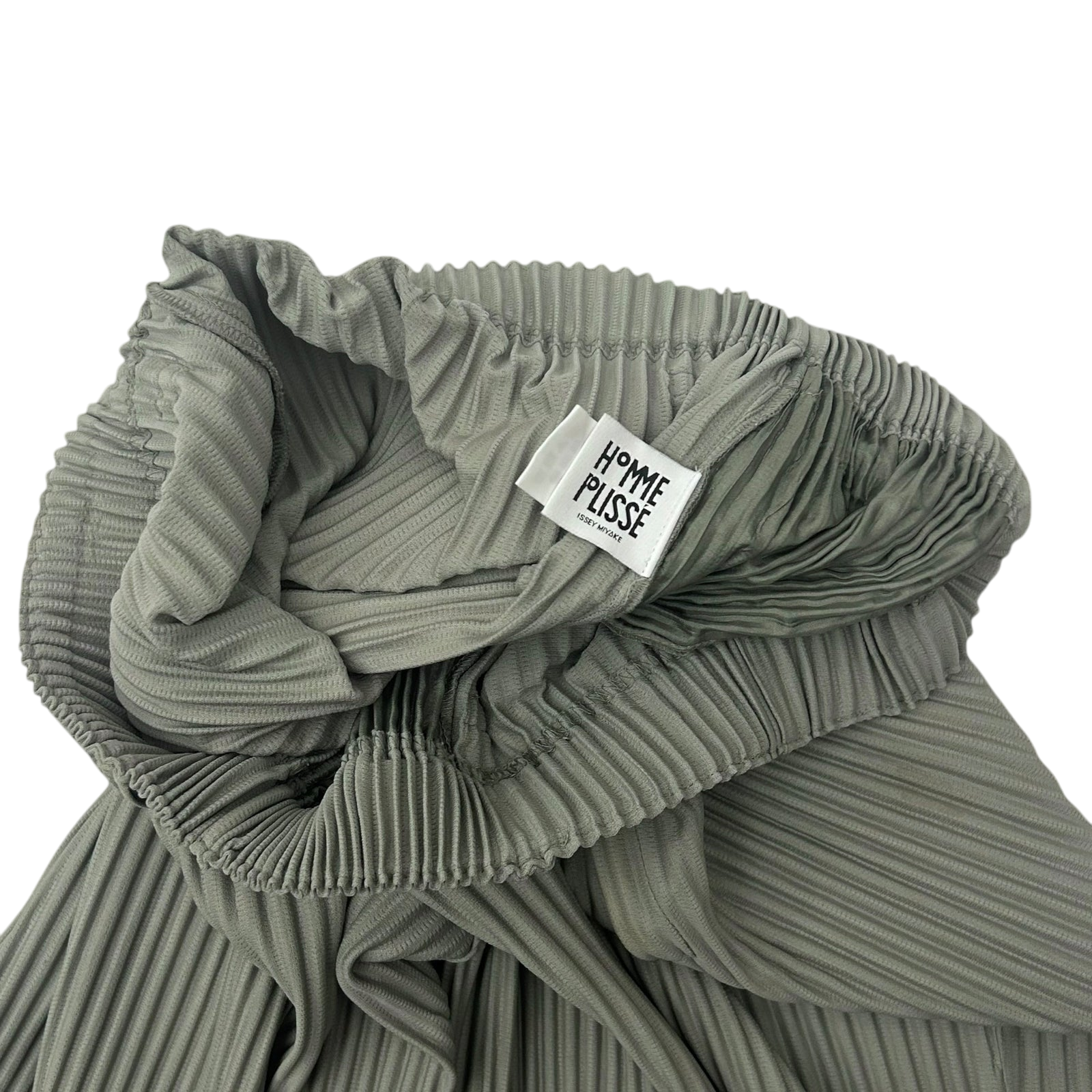 Issey Miyake Homme Plisse JF209 Pleated Wide Pants Grey (Fits M-L)