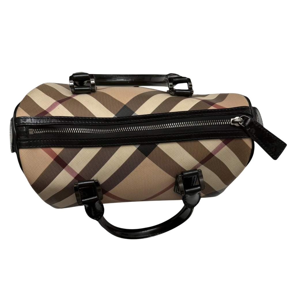 Burberry Nova Check PVC Chester Boston Bag