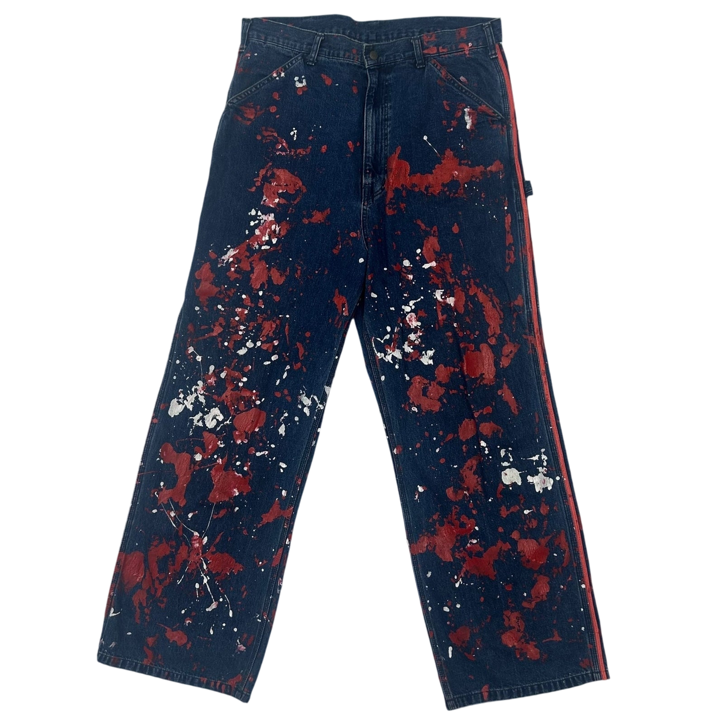 Needles Sideline Paint Splatter Carpenter Pants (Size L)