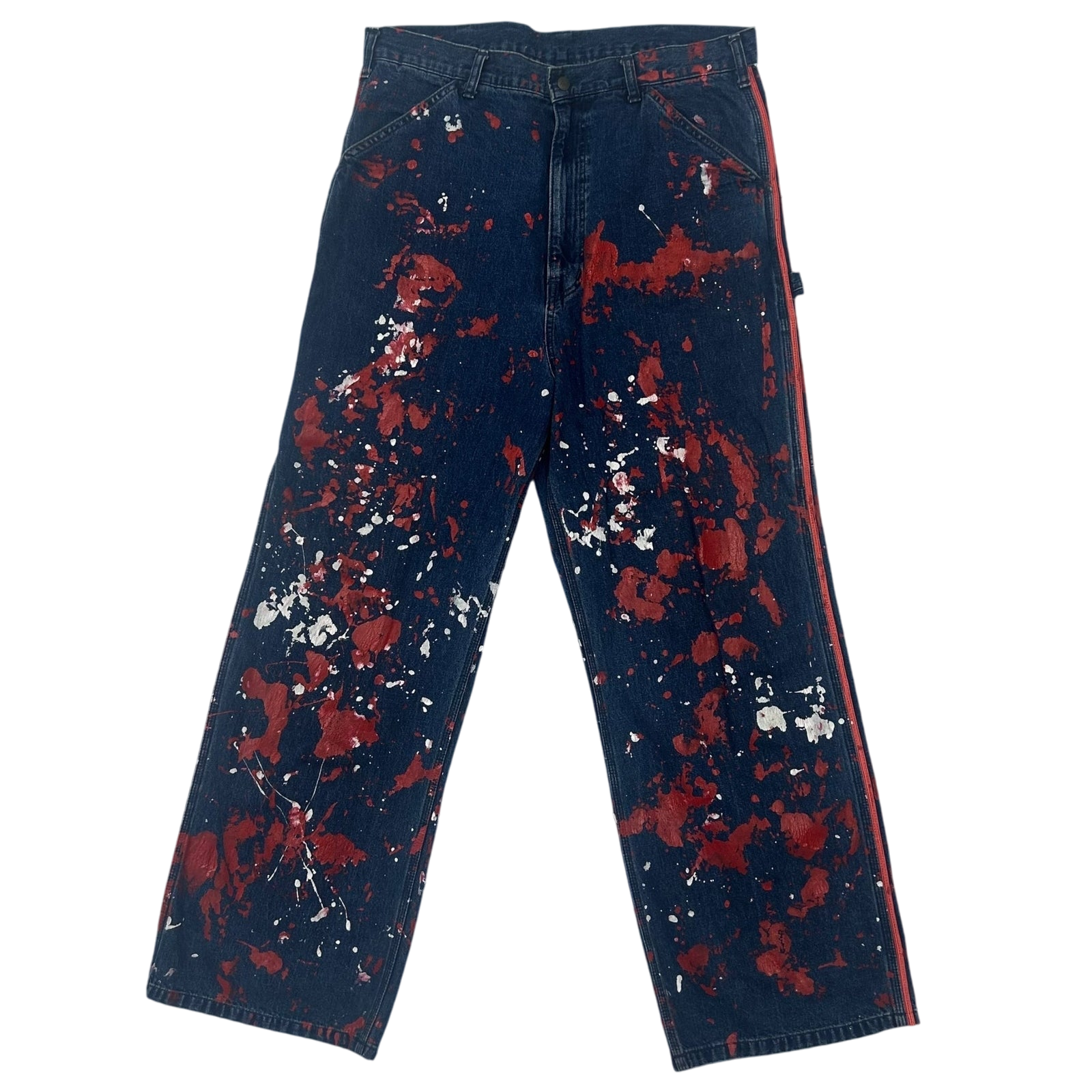 Needles Sideline Paint Splatter Carpenter Pants (Size L)