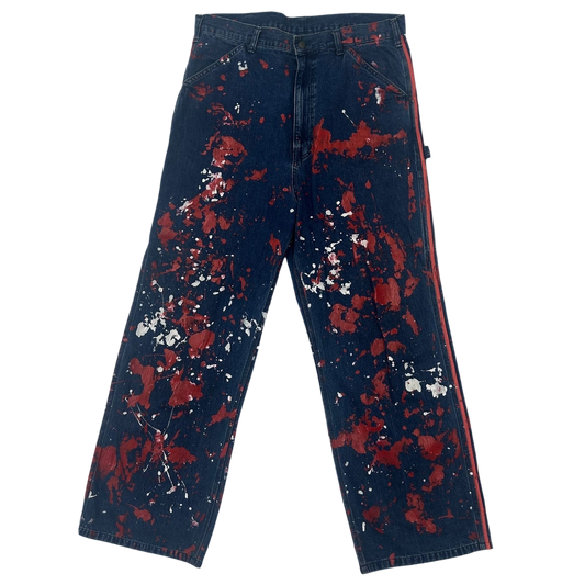 Needles Sideline Paint Splatter Carpenter Pants (Size L)