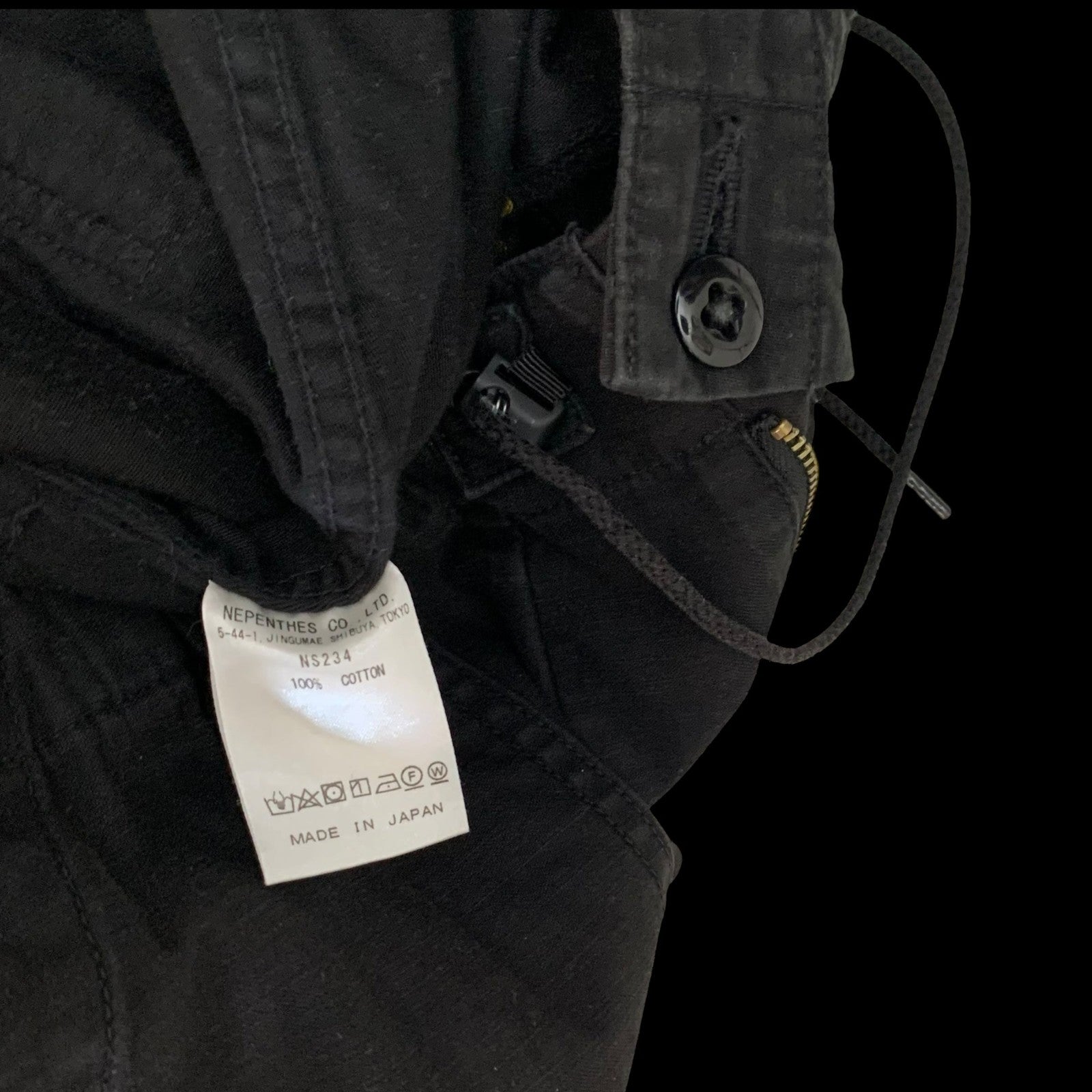 Needles H.D. Fatigue Pants Black (Size XL)
