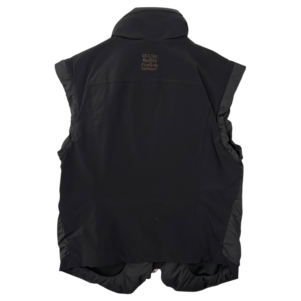 2000s Marithe Francois Girbaud Active Insulated Utility Vest Black (Fits M-L)