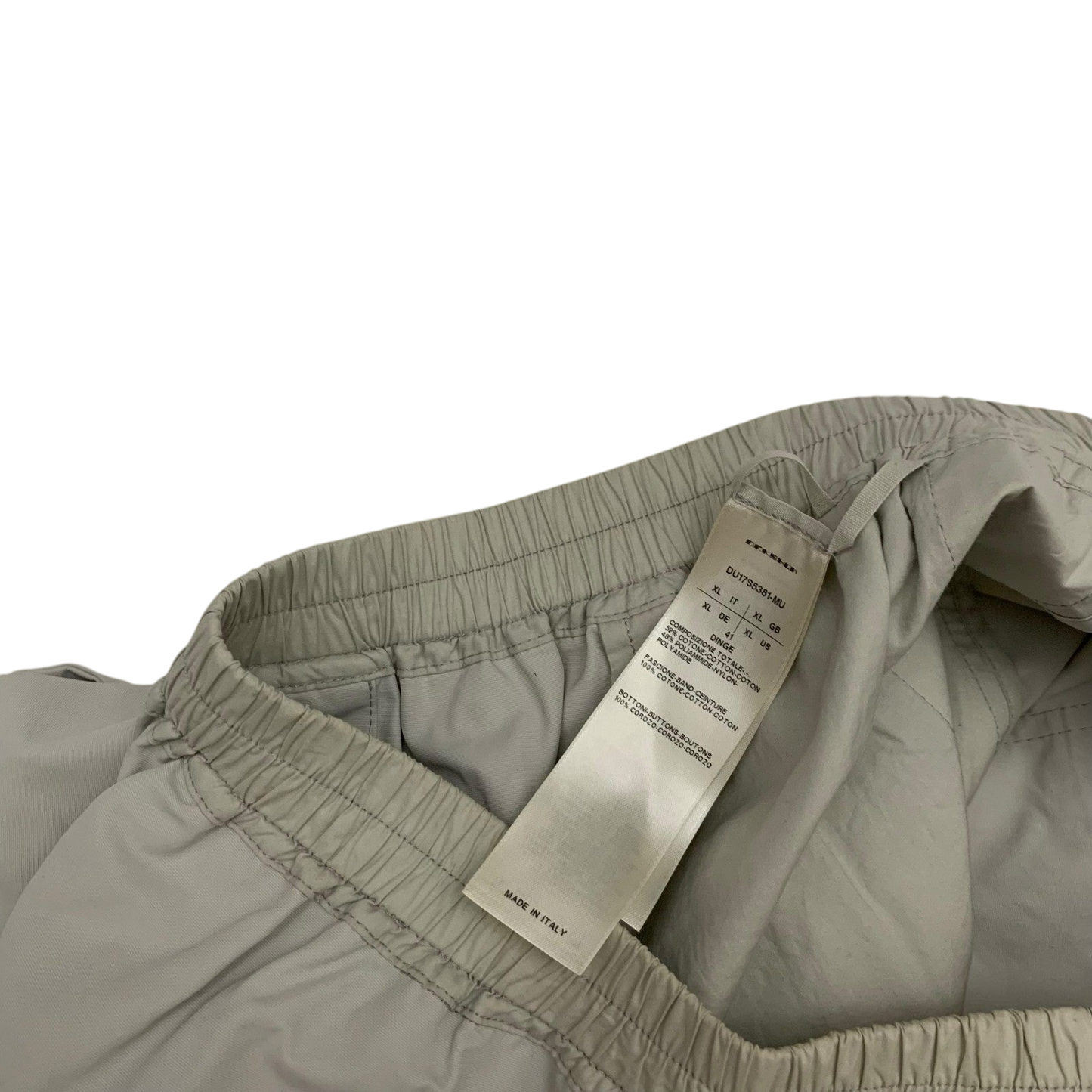 Rick Owens DRKSHDW FW17 Cargo Boxer Shorts Beige (Size XL)