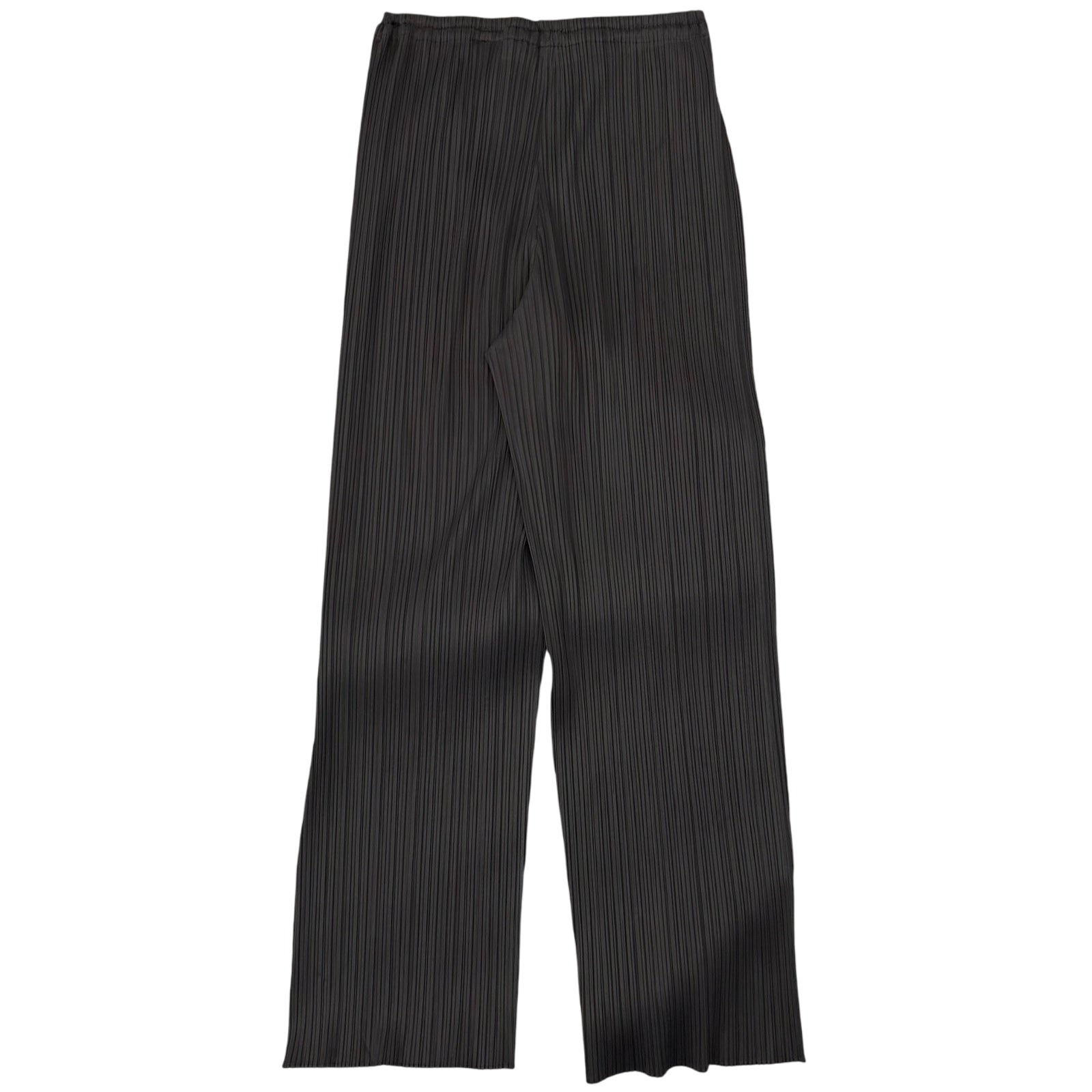 Vintage Issey Miyake Pleats Please Straight Leg Pants Charcoal (Fits 30”)